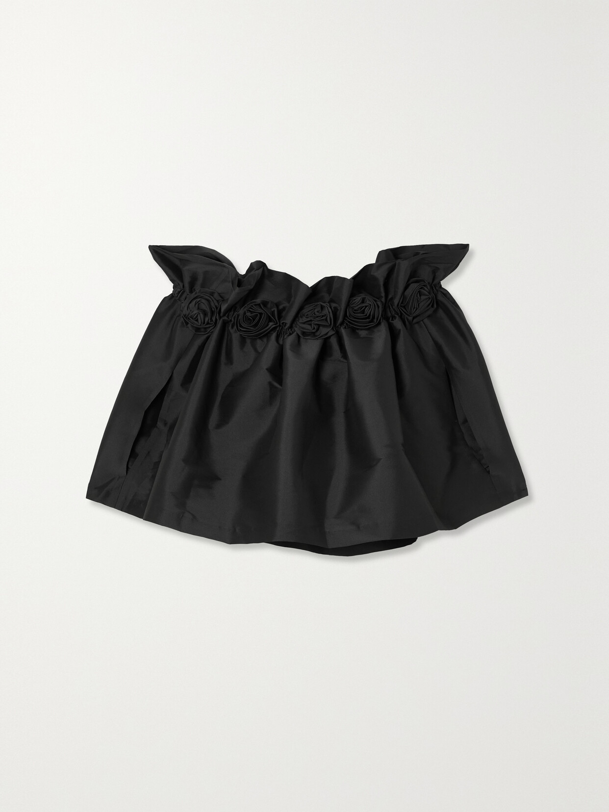 BERNADETTE Tilly Off-the-shoulder Embellished Crepe Blouse - Black