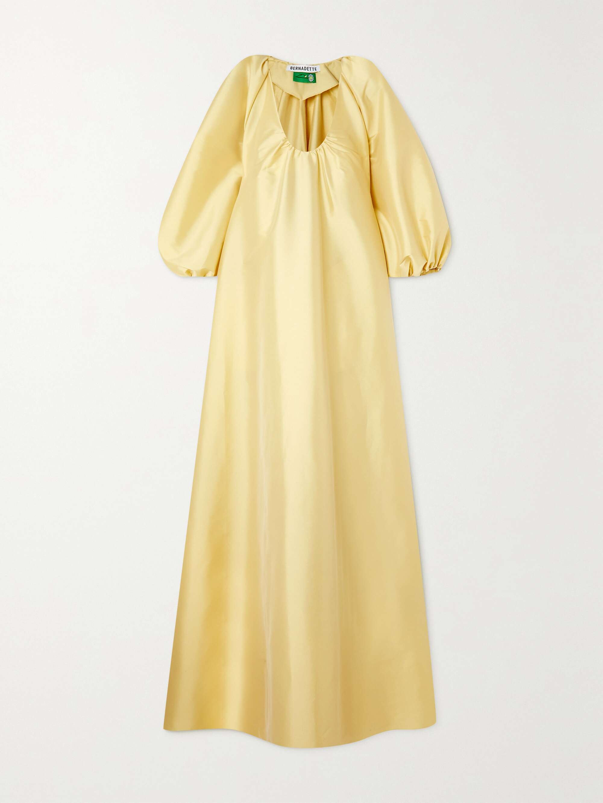 BERNADETTE George draped taffeta gown | NET-A-PORTER