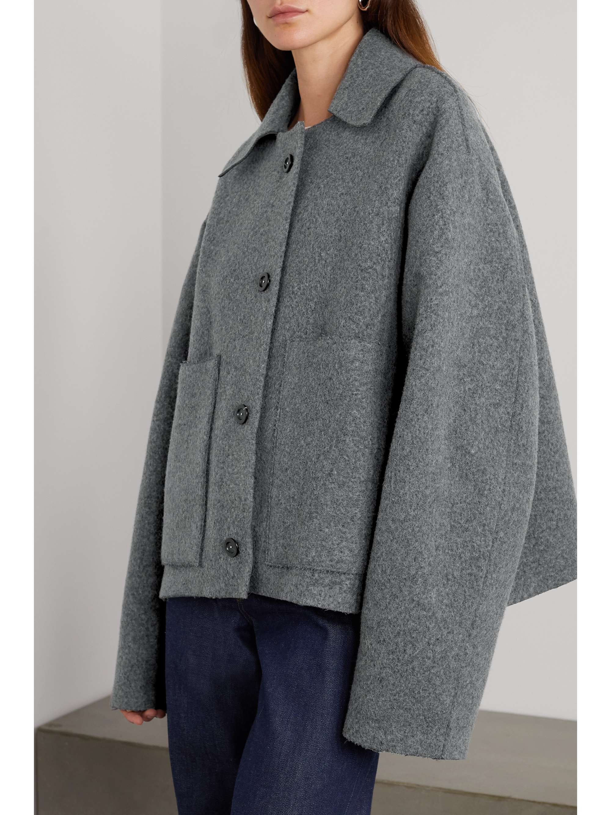 KASSL EDITIONS Wool-felt jacket