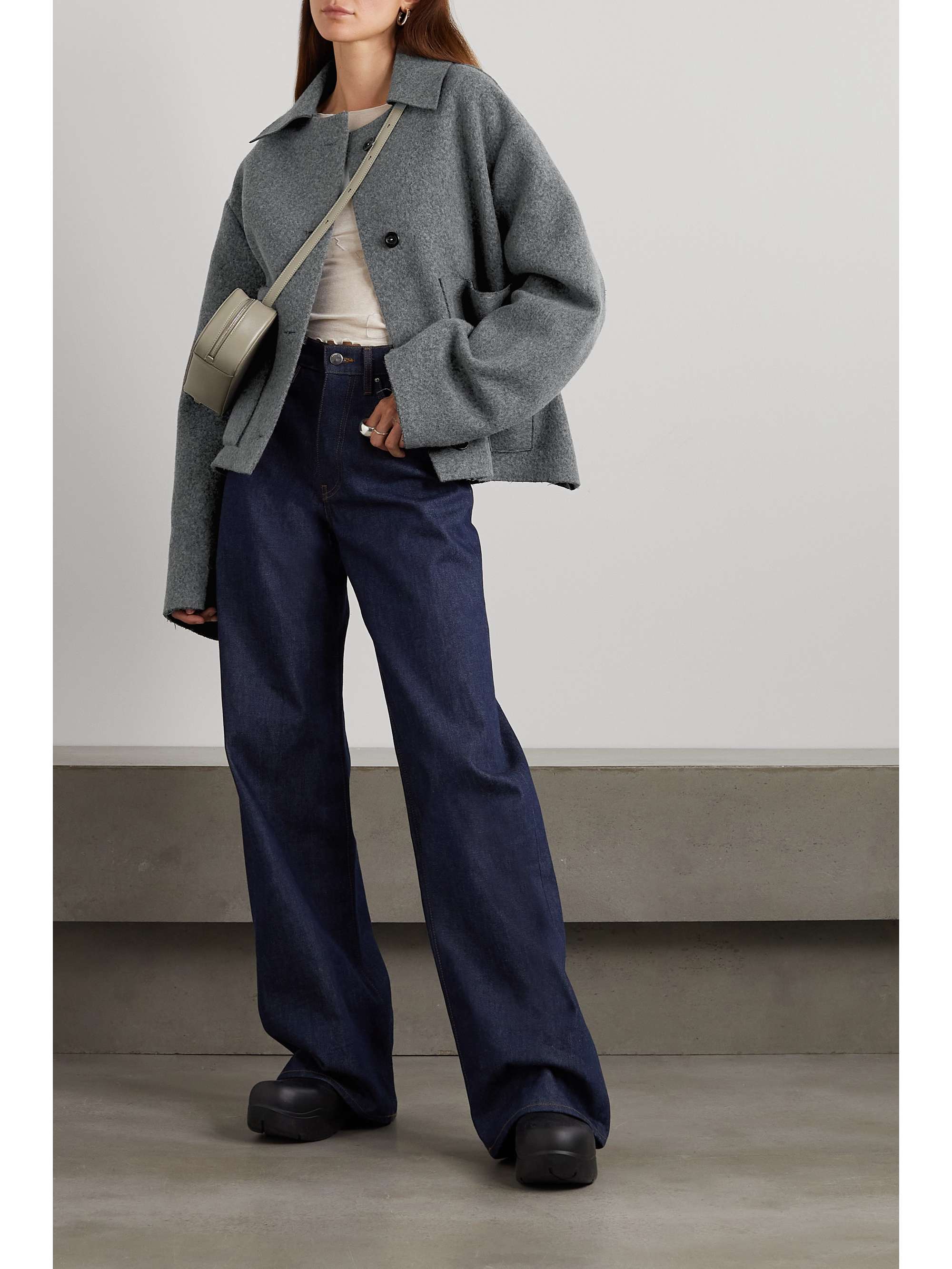 KASSL EDITIONS Wool-felt jacket