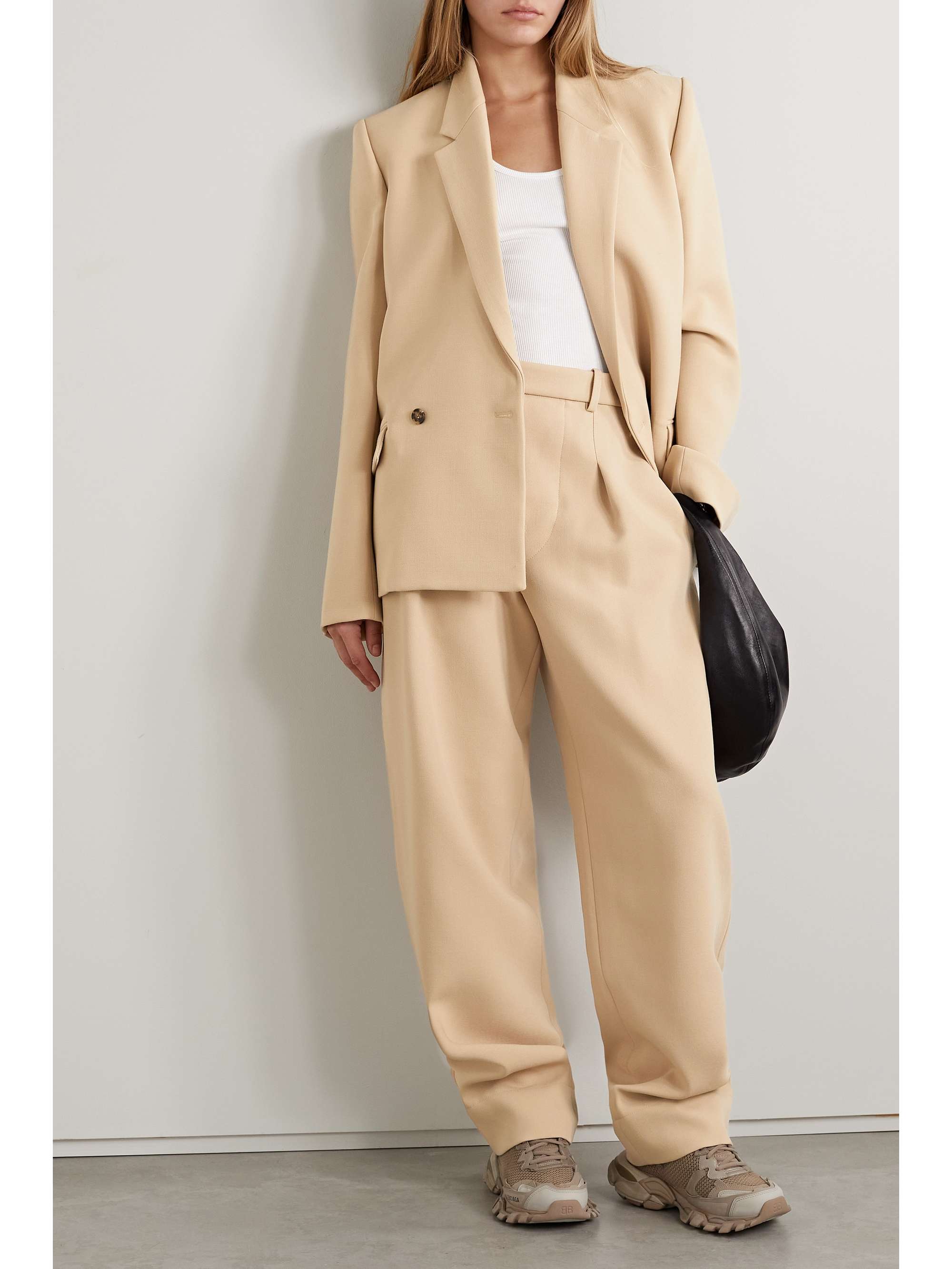 WARDROBE.NYC Blazer à double boutonnage en laine x Hailey Bieber