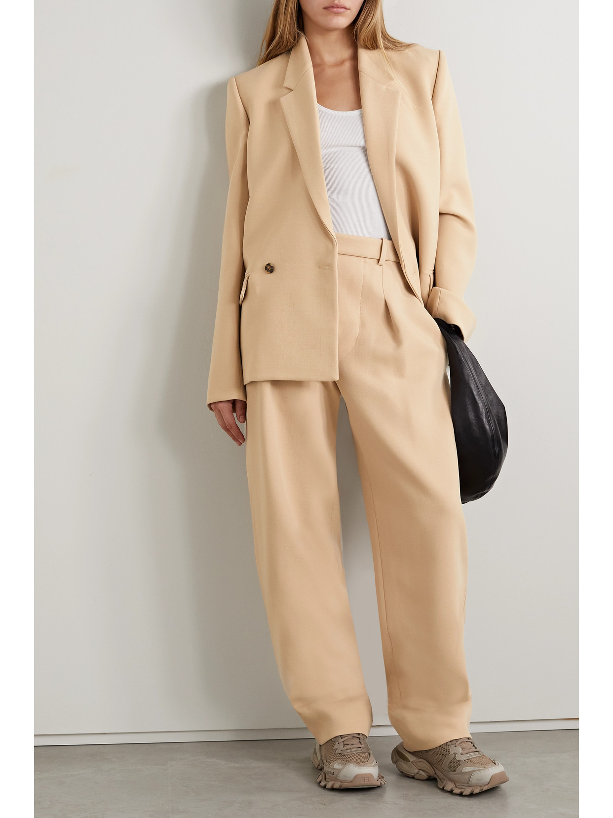 Wardrobe.nyc Wardrobe. Nyc Hb Trouser In Biscuit