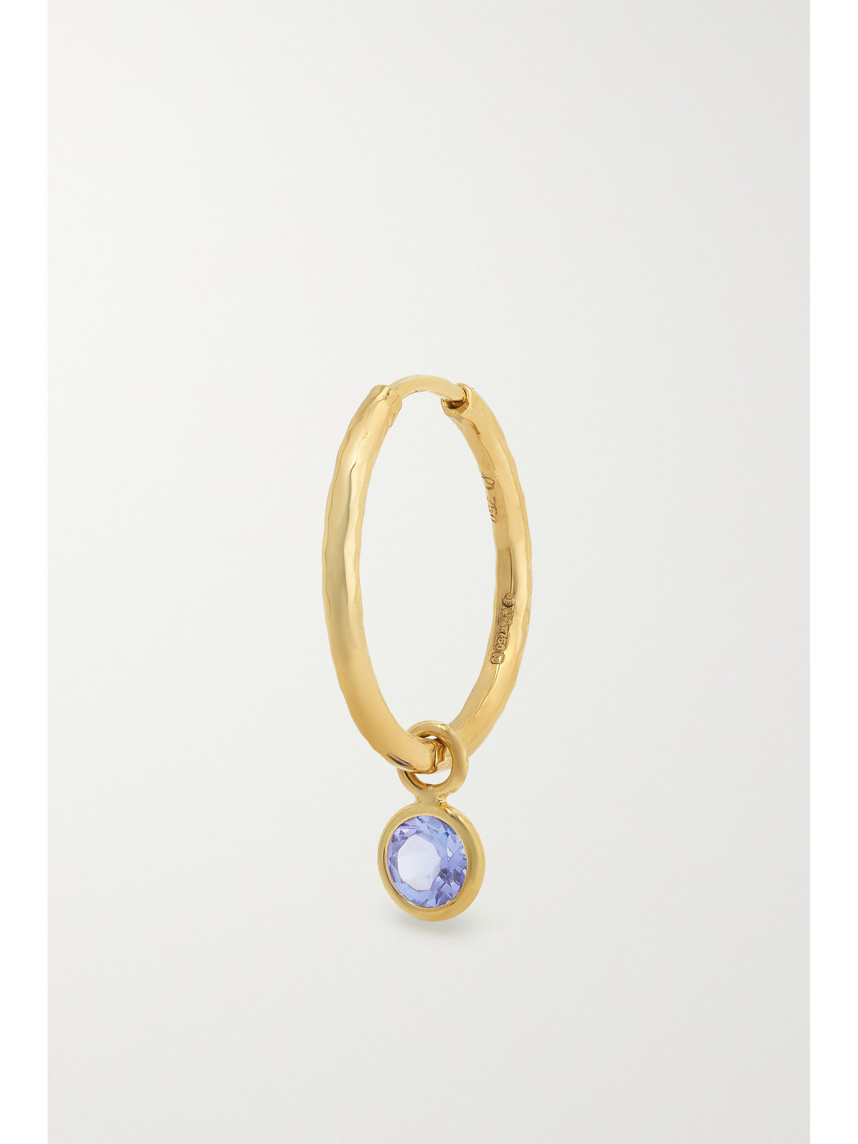 Octavia Elizabeth + Net Sustain Nesting Gem Gabby 18-karat Recycled Gold Tanzanite Hoop Earrings In Gold