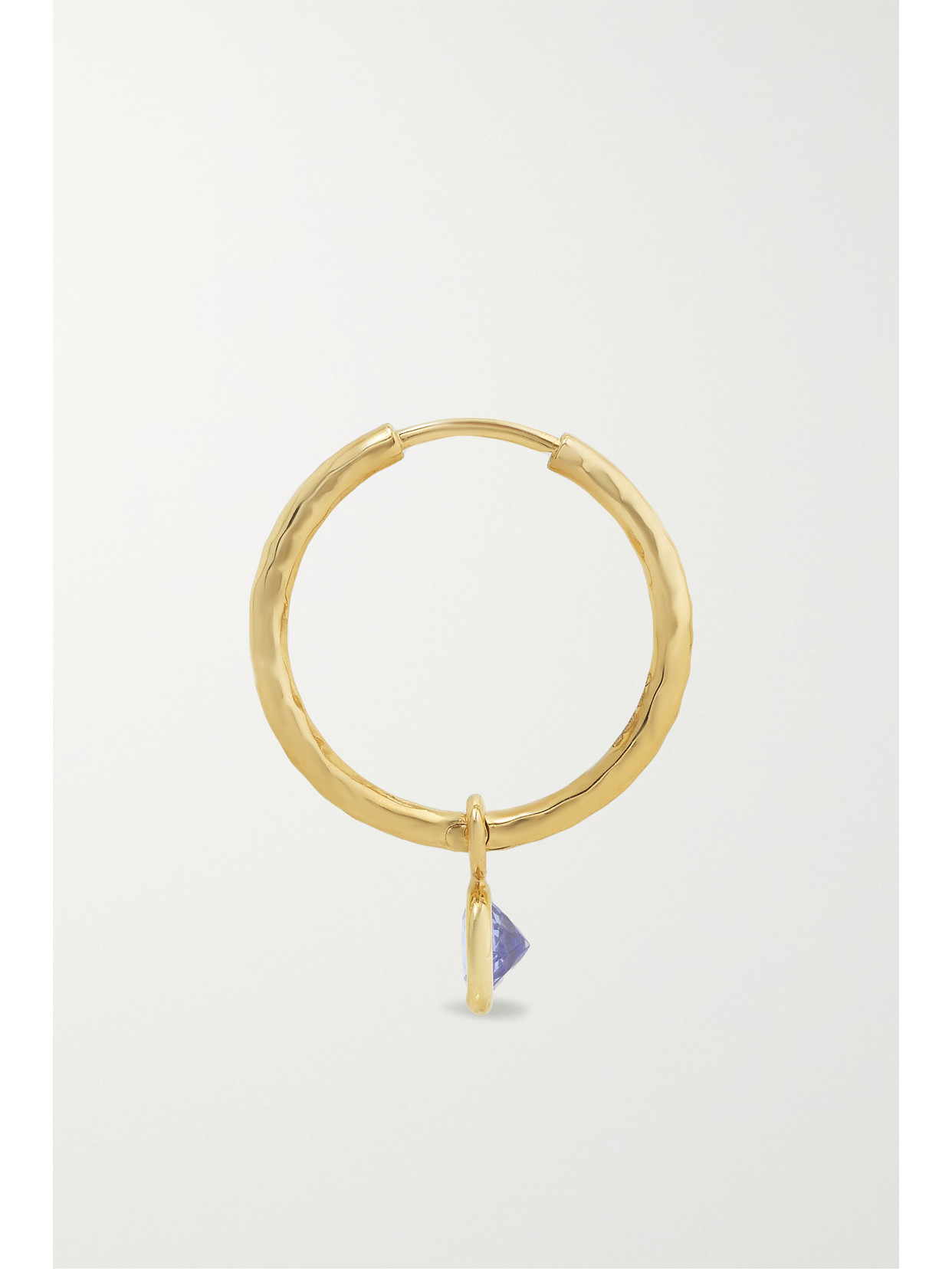 Octavia Elizabeth + Net Sustain Nesting Gem Gabby 18-karat Recycled Gold Tanzanite Hoop Earrings In Gold
