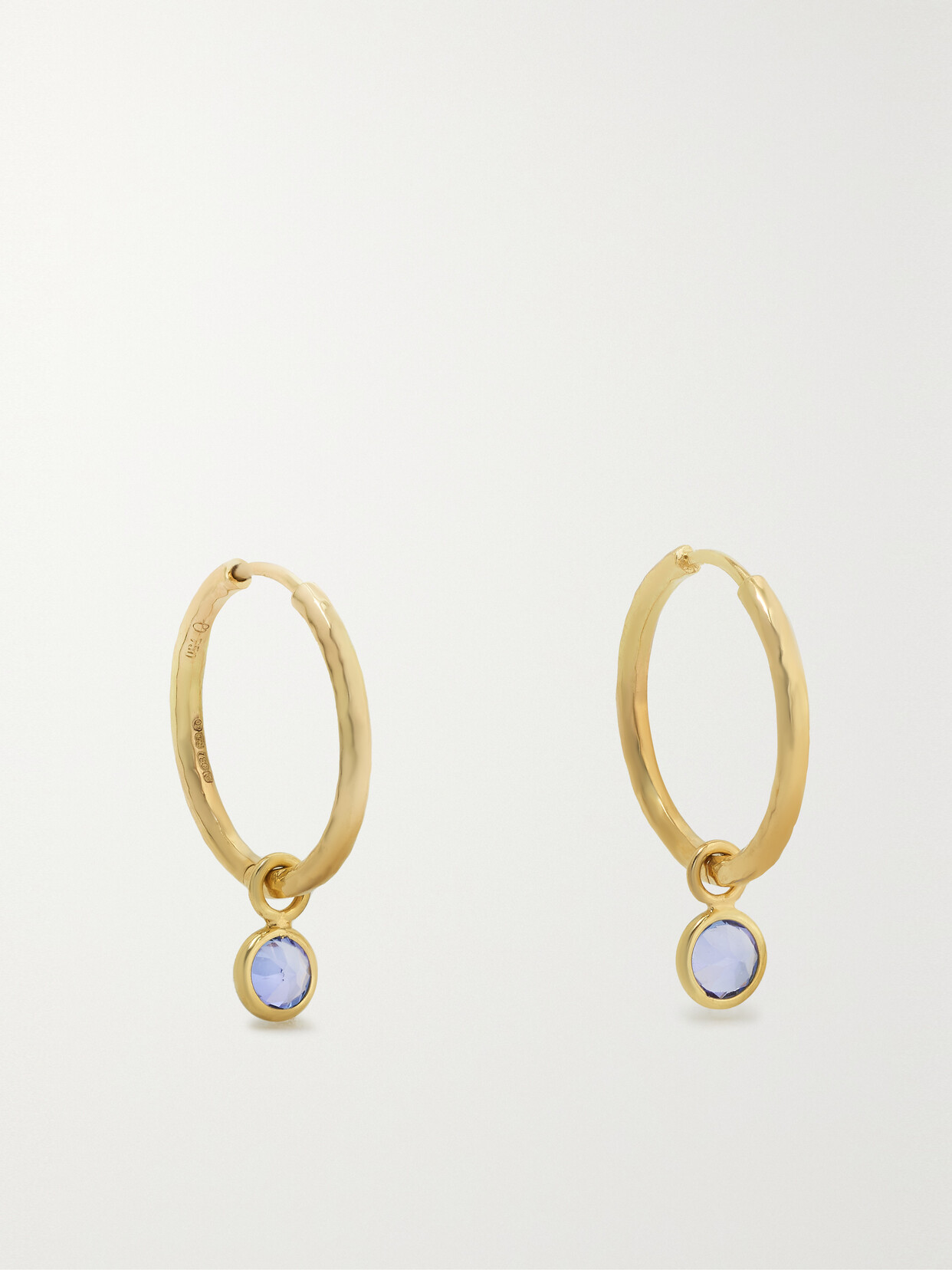 Octavia Elizabeth + Net Sustain Nesting Gem Gabby 18-karat Recycled Gold Tanzanite Hoop Earrings