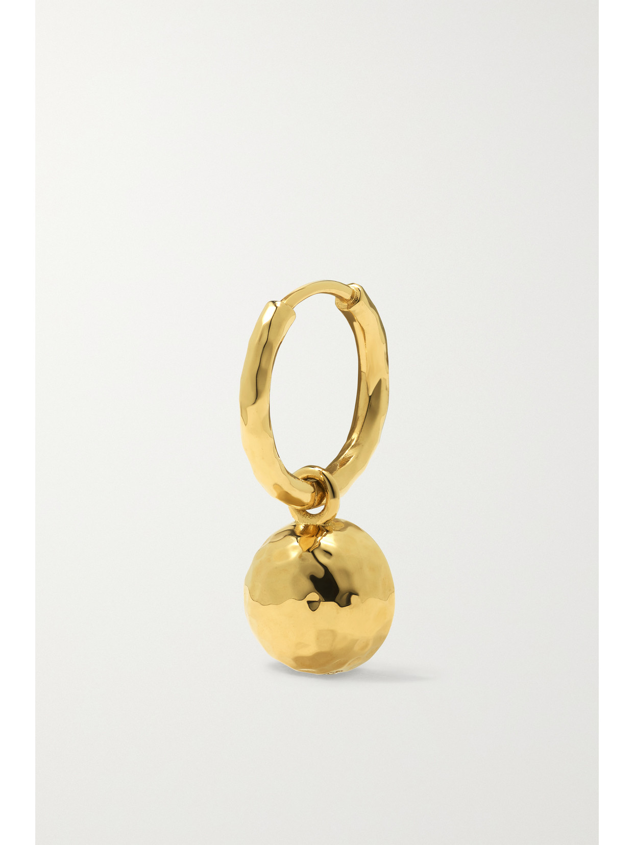 Octavia Elizabeth + Net Sustain Nesting Gem Petite Gabby 18-karat Recycled Gold Sapphire Hoop Earrings In Gold