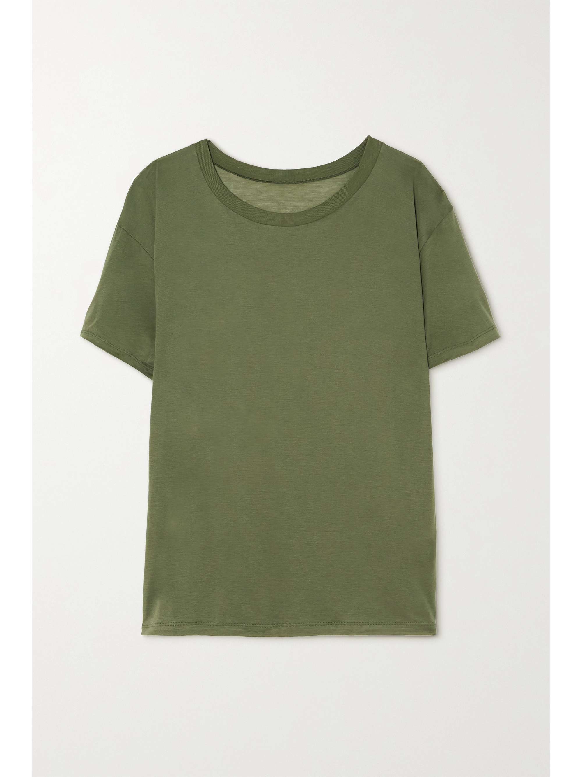 Green + NET SUSTAIN Bamboo Lyocell T-shirt | BASERANGE | NET-A-PORTER