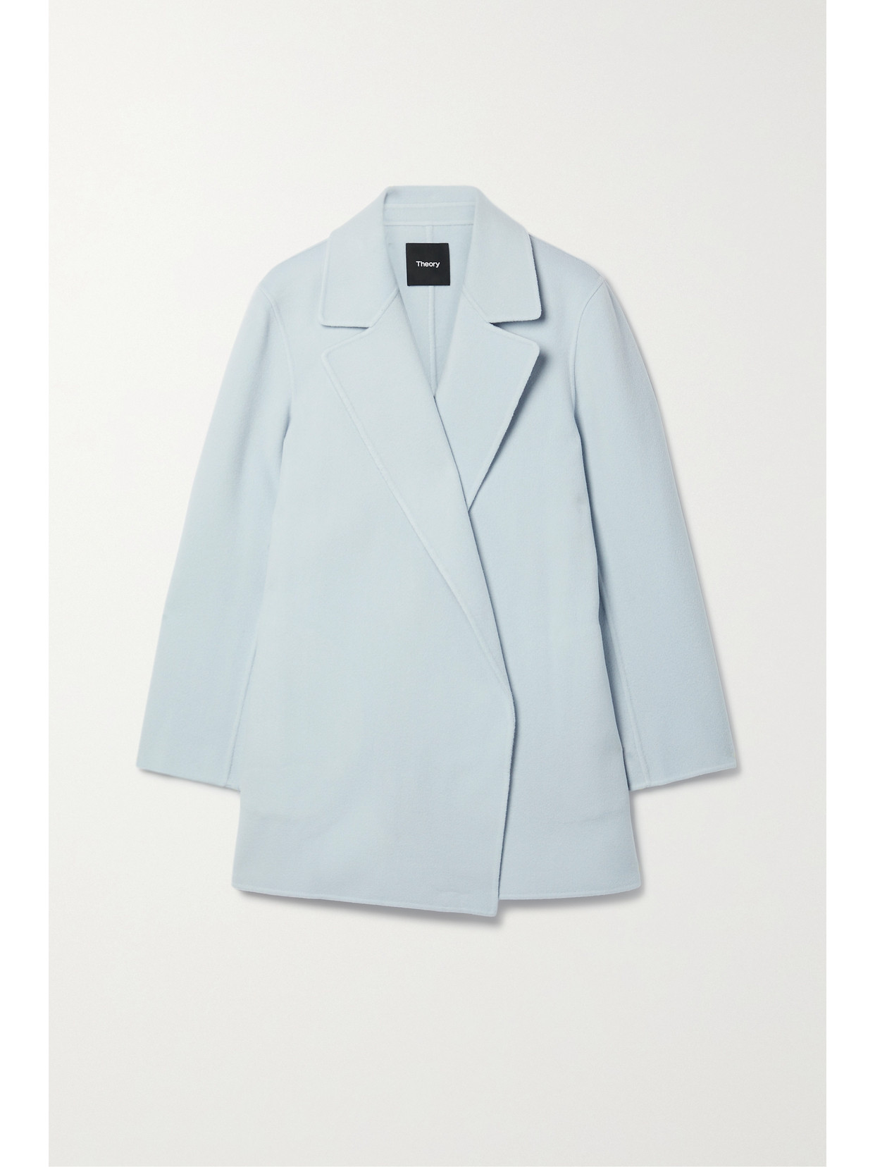 Theory Clairene New Divide Wool-cashmere Jacket In Blue