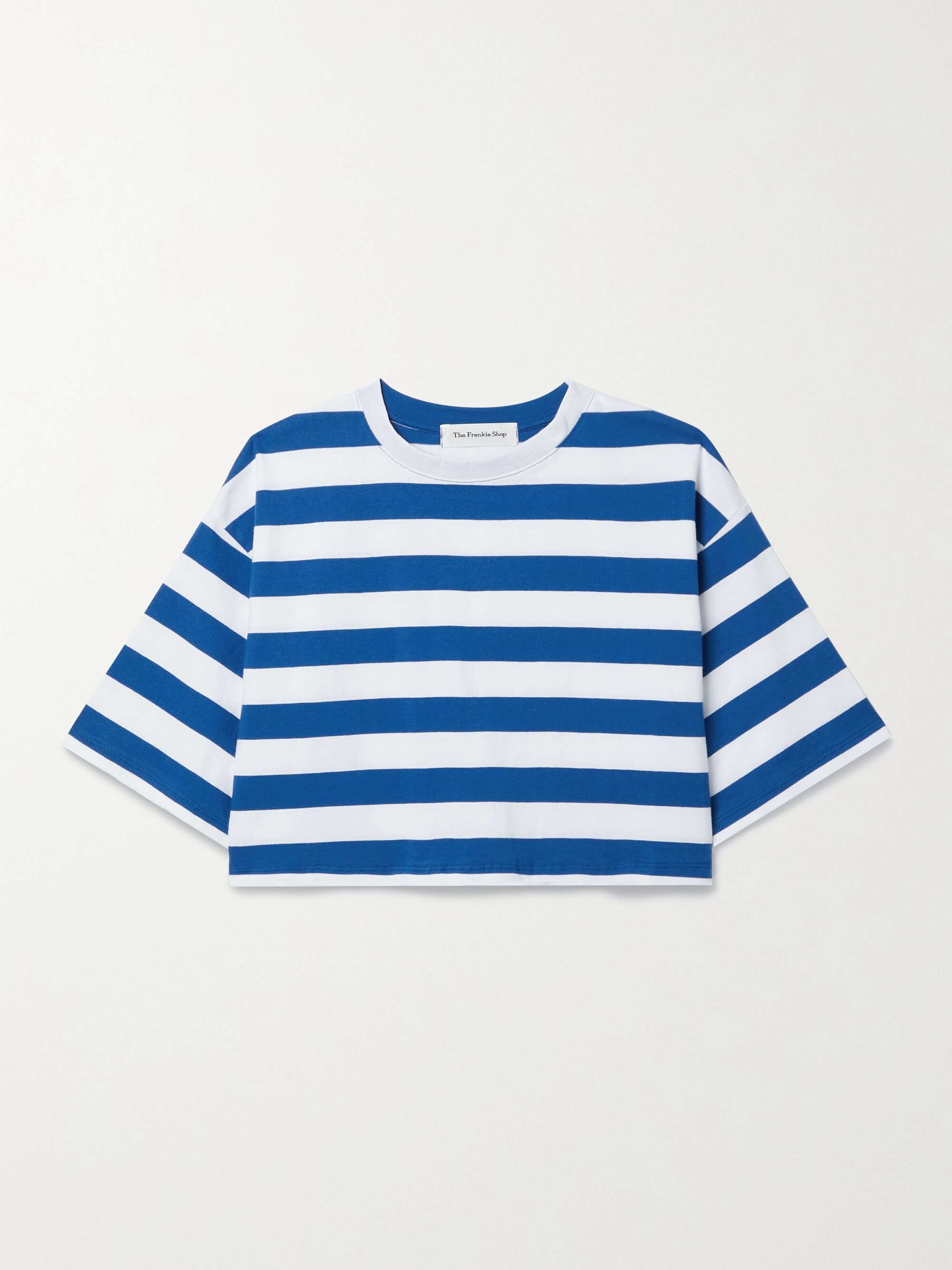 Cropped Stripe Tシャツ