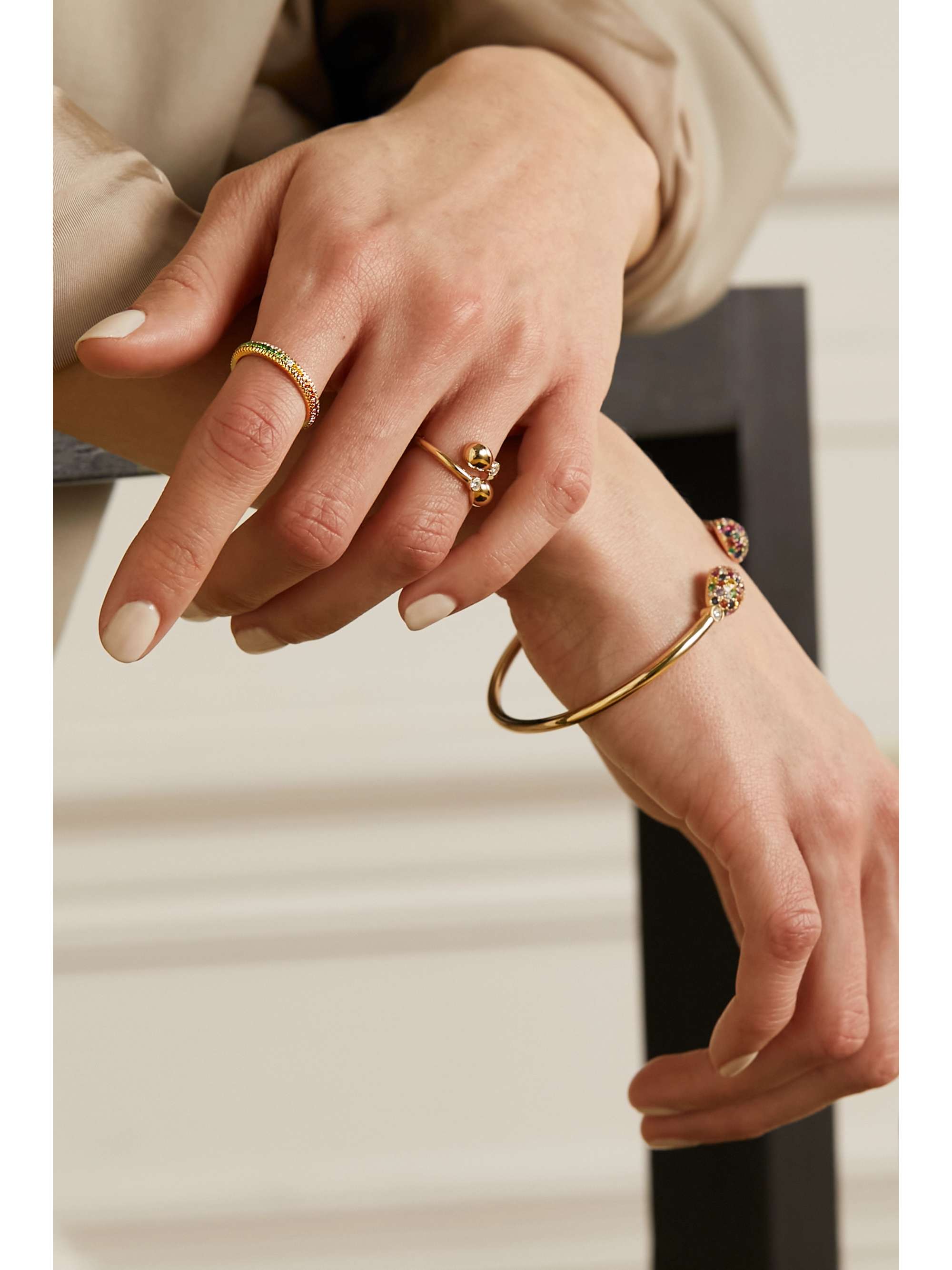 FABERGÉ Colours of Love 18-karat gold multi-stone ring