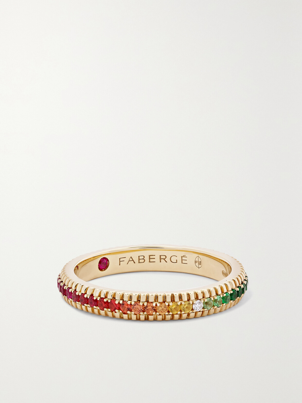 Fabergé Colours Of Love 18-karat Gold Multi-stone Ring