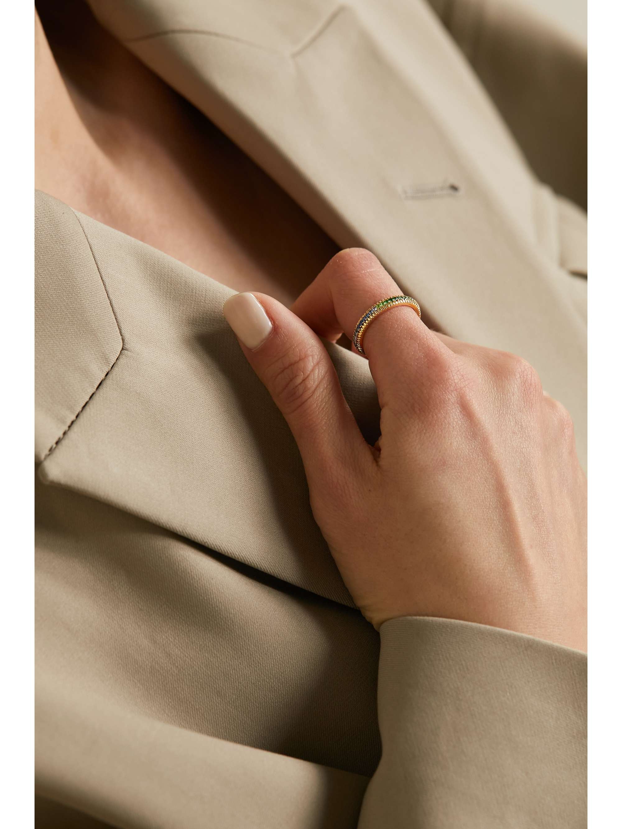 FABERGÉ Colours of Love 18-karat gold multi-stone ring