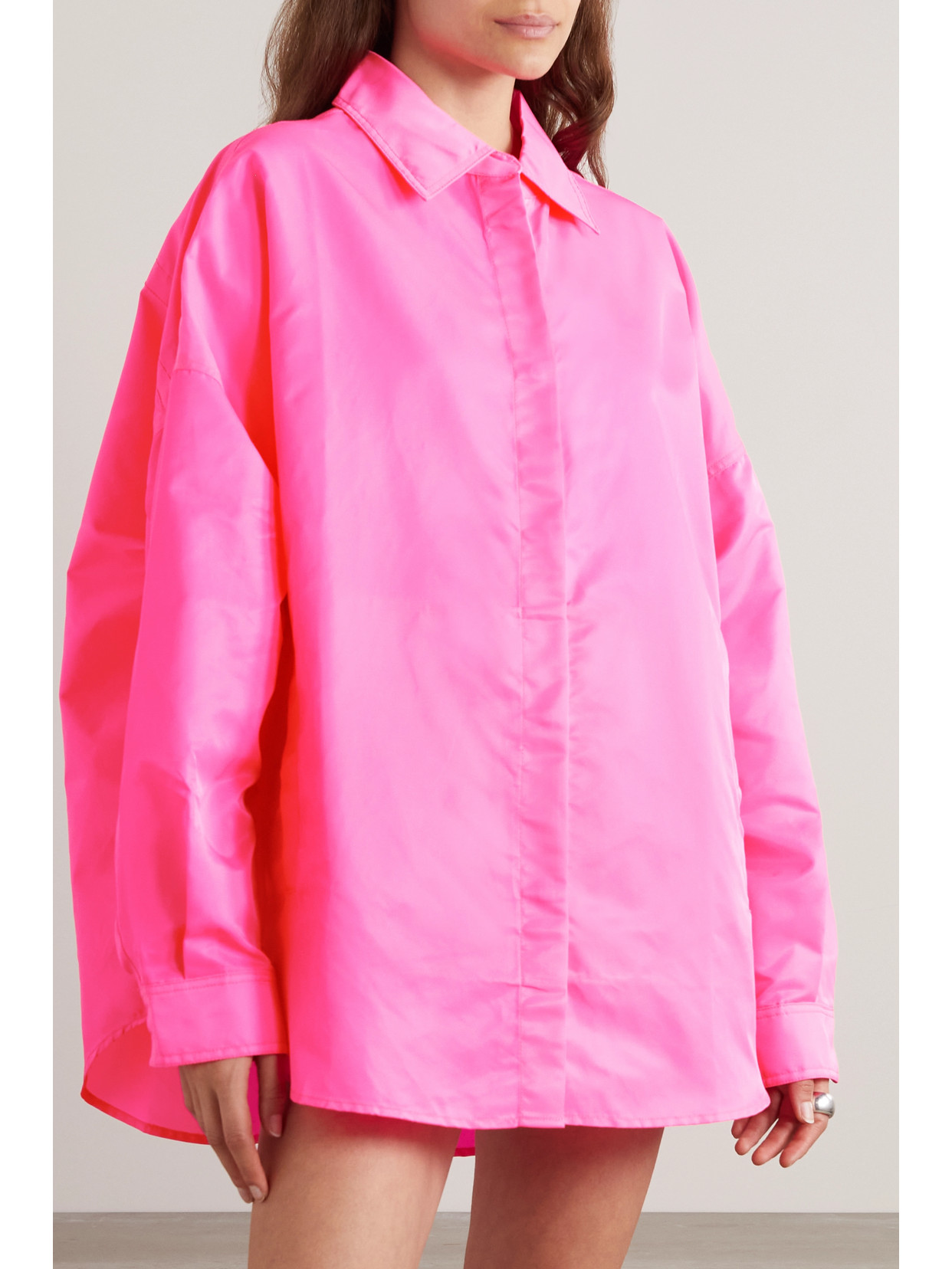 Perla Oversized Woven Shirt