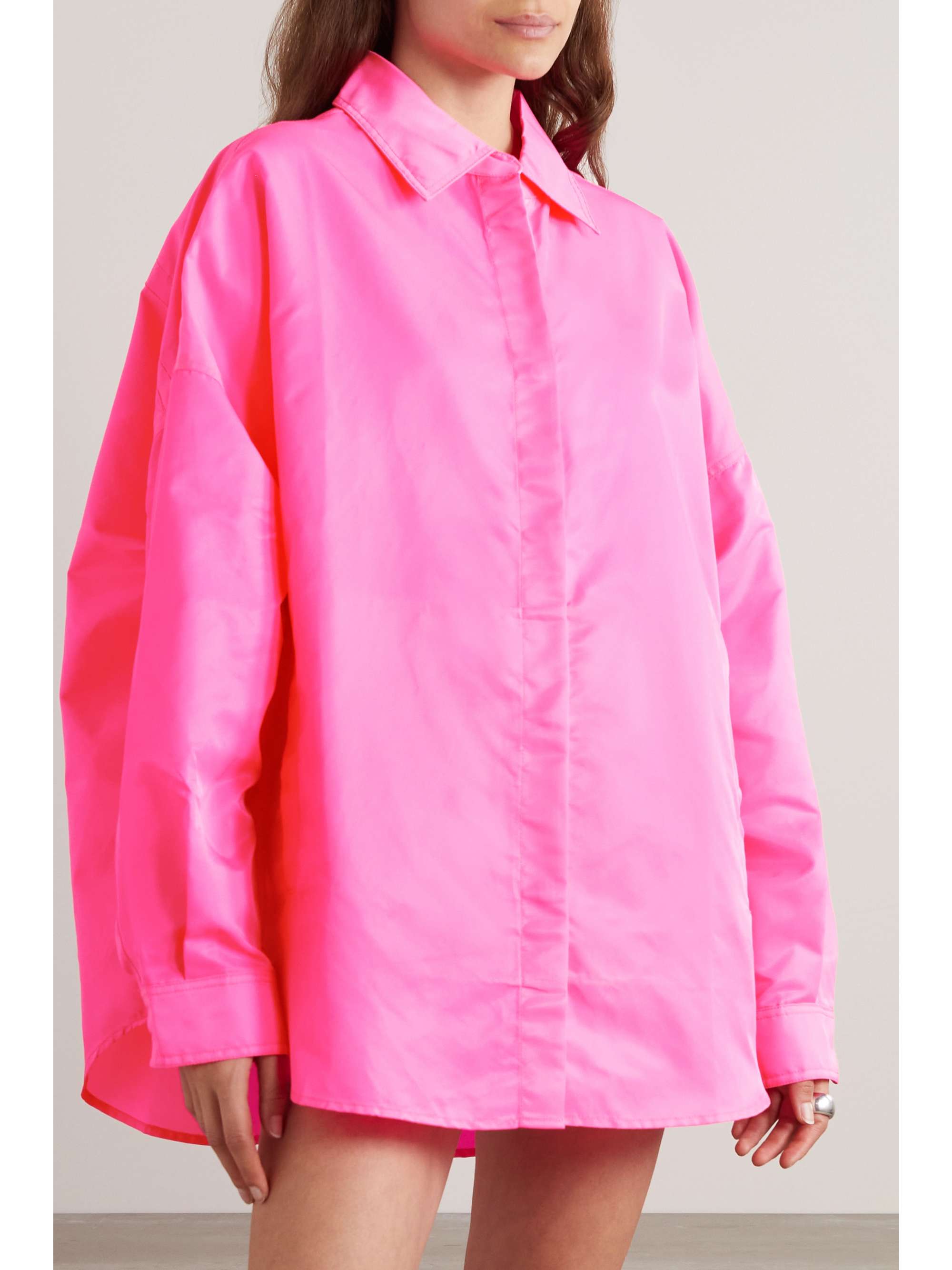 THE FRANKIE SHOP Chemise oversize tissée Perla