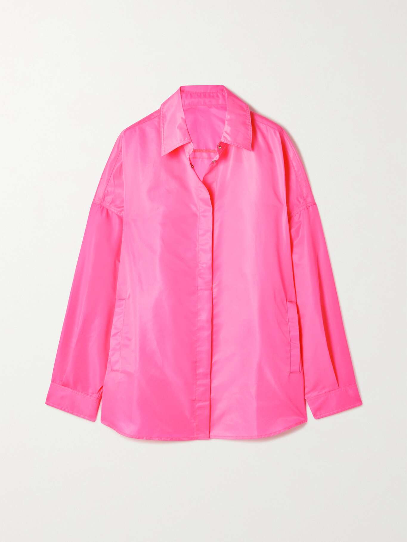 FRANKIE SHOP Perla oversized woven shirt