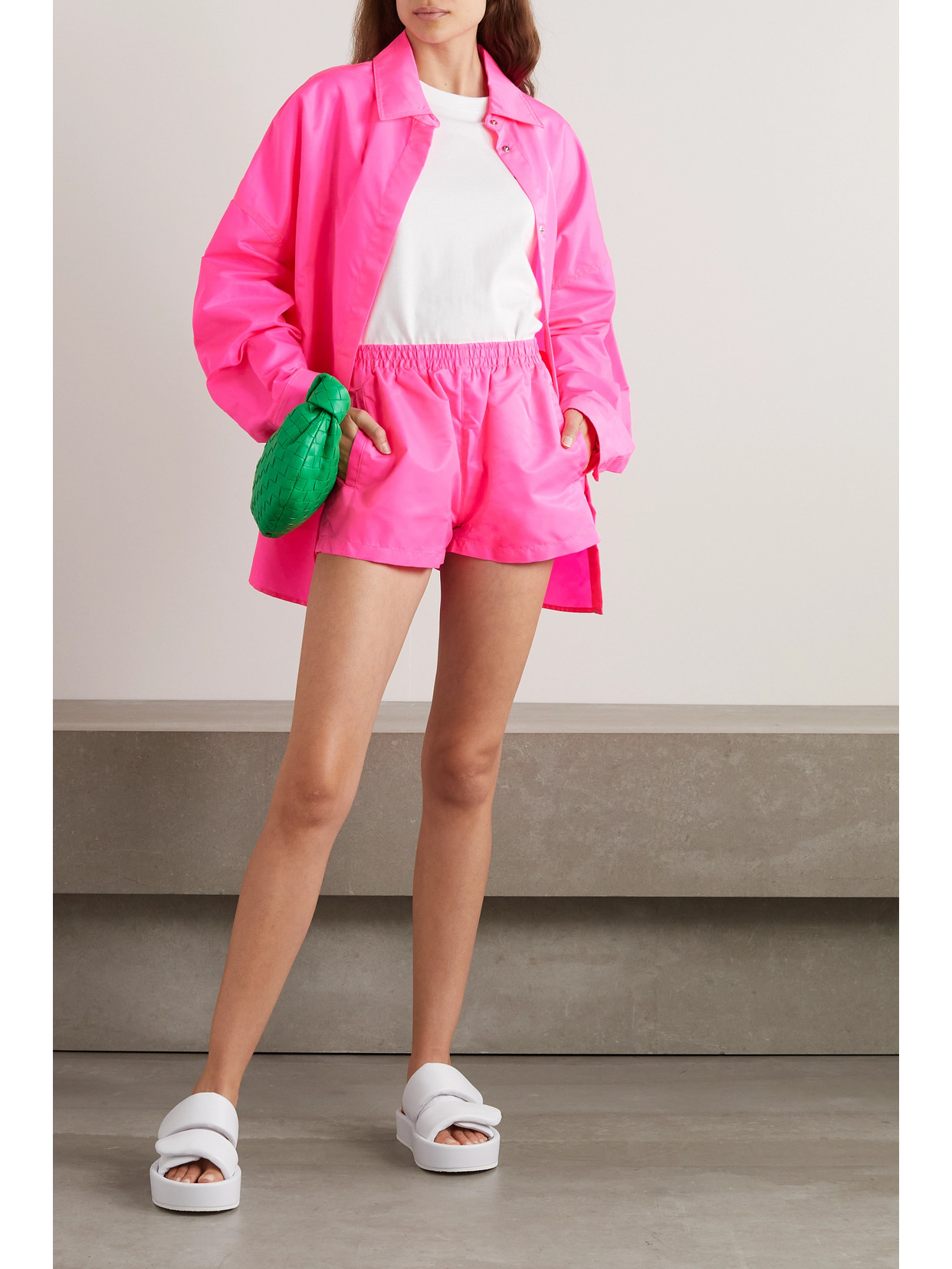 Perla Oversized Woven Shirt