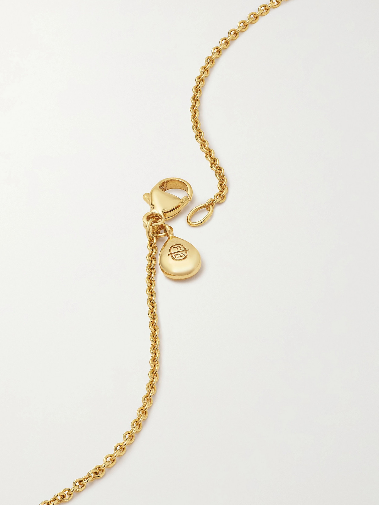 Shop Fabergé Heritage 18-karat Gold, Enamel And Diamond Necklace