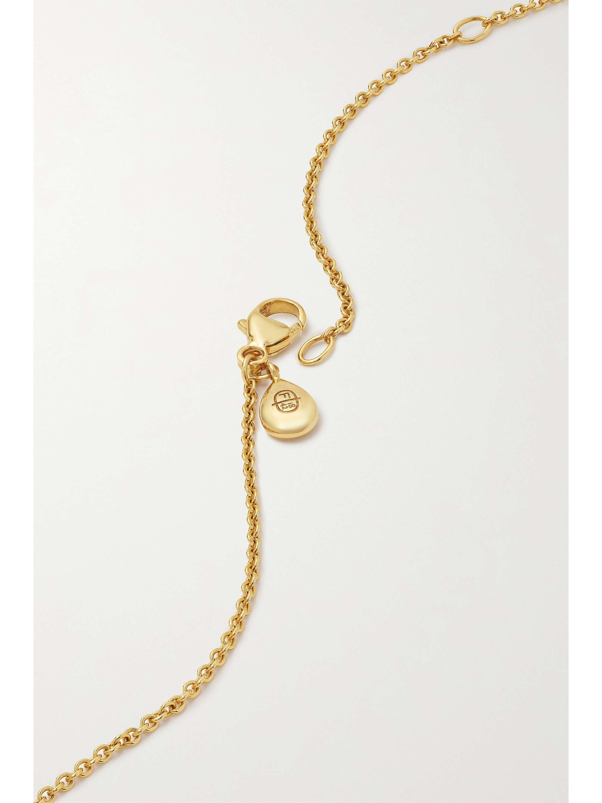 FABERGÉ Heritage 18-karat gold, enamel and diamond necklace
