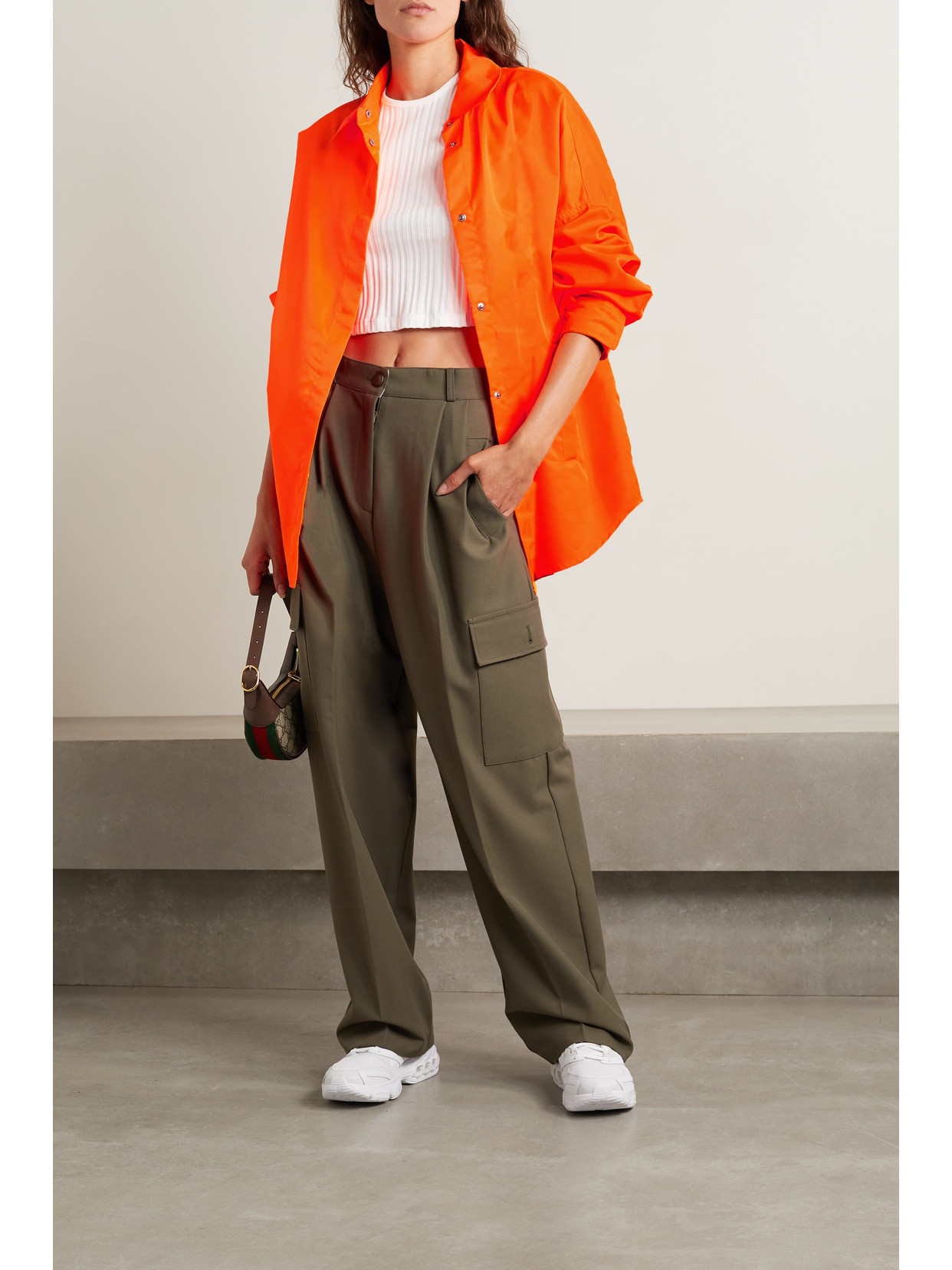 Perla Oversized Neon Shirt
