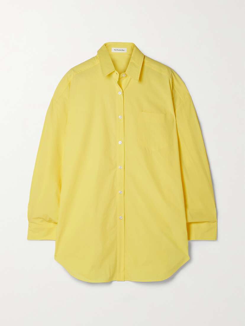 The Frankie Shop Melody Cotton-poplin Shirt
