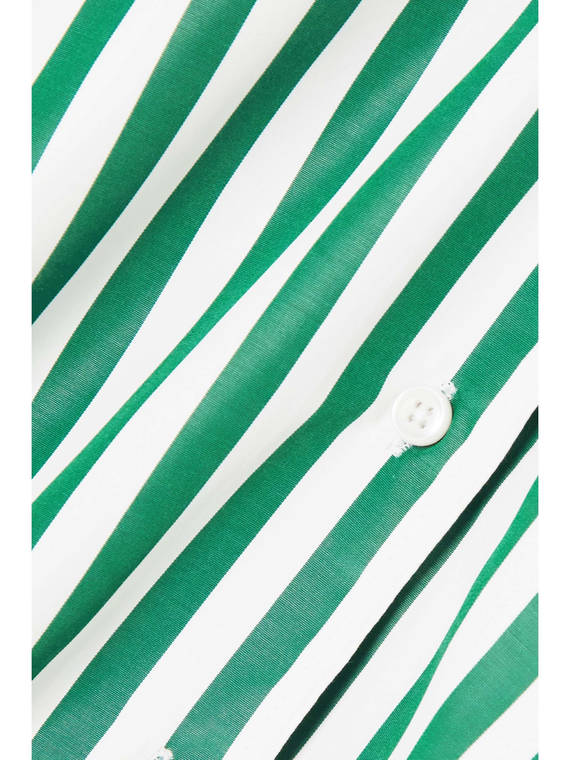 THE FRANKIE SHOP Lui striped poplin shirt