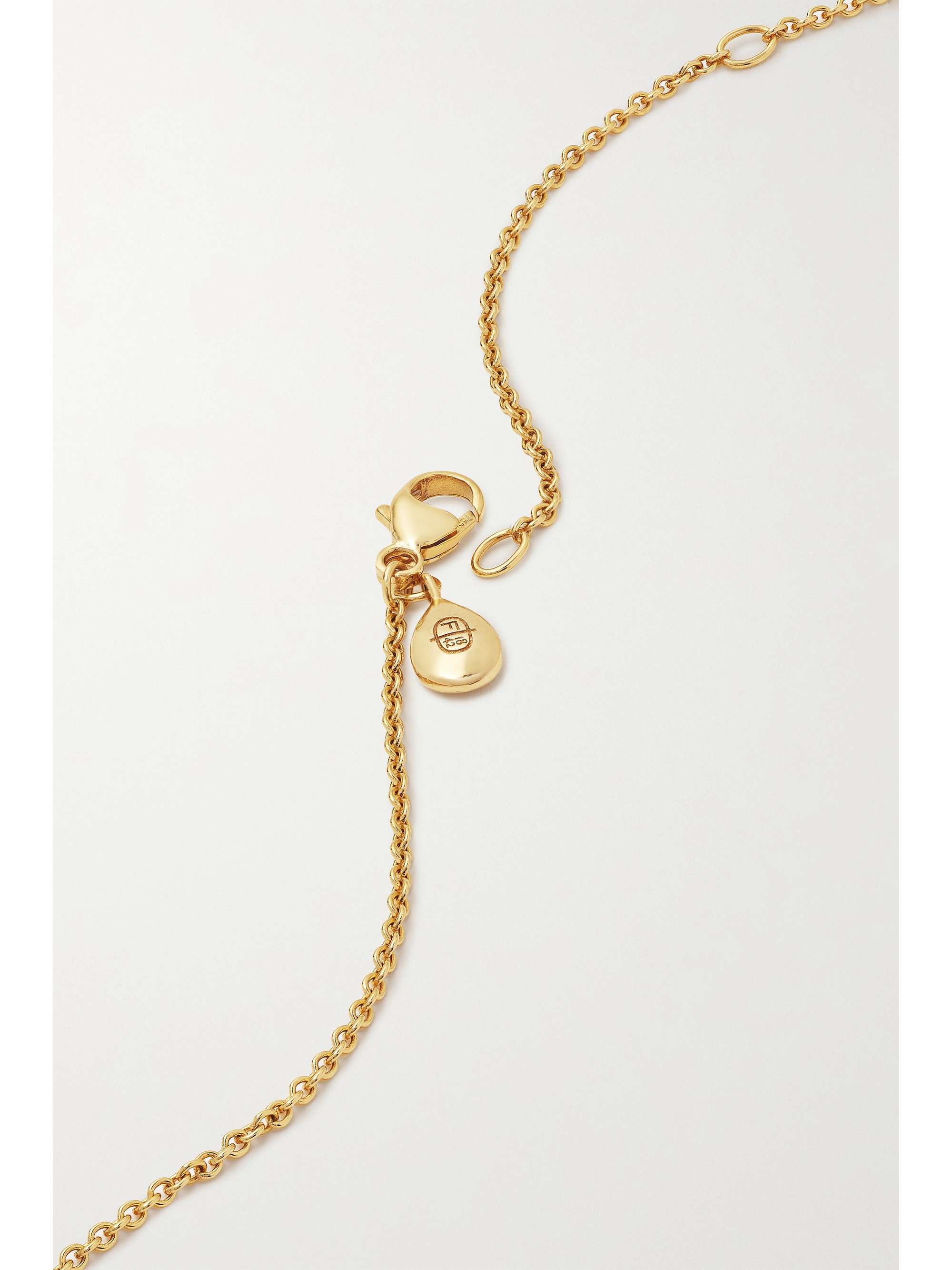 FABERGÉ Heritage 18-karat gold, enamel and diamond necklace