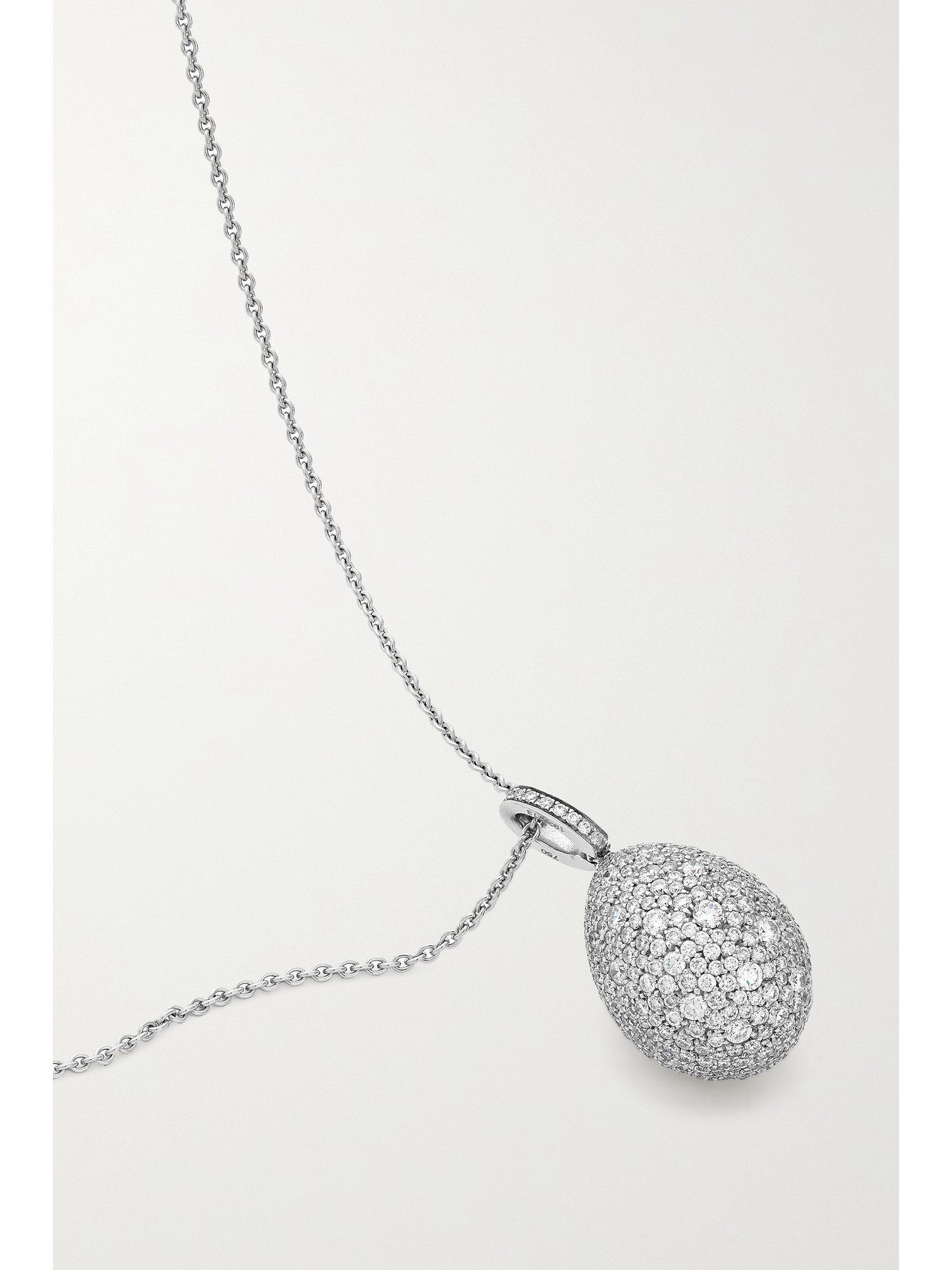 Fabergé Emotion 18-karat White Gold Diamond Necklace