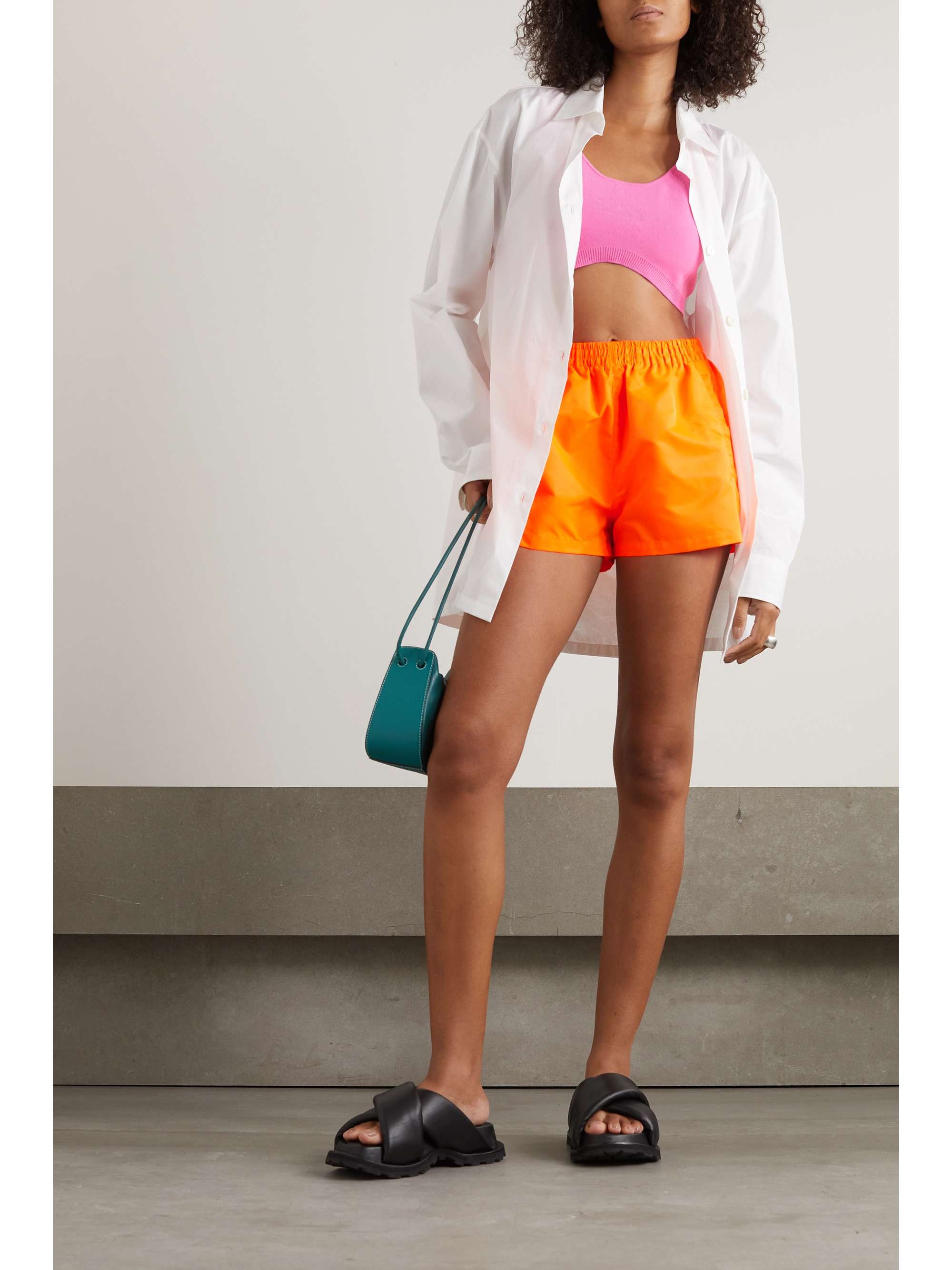 FRANKIE SHOP Short en tissu technique Perla