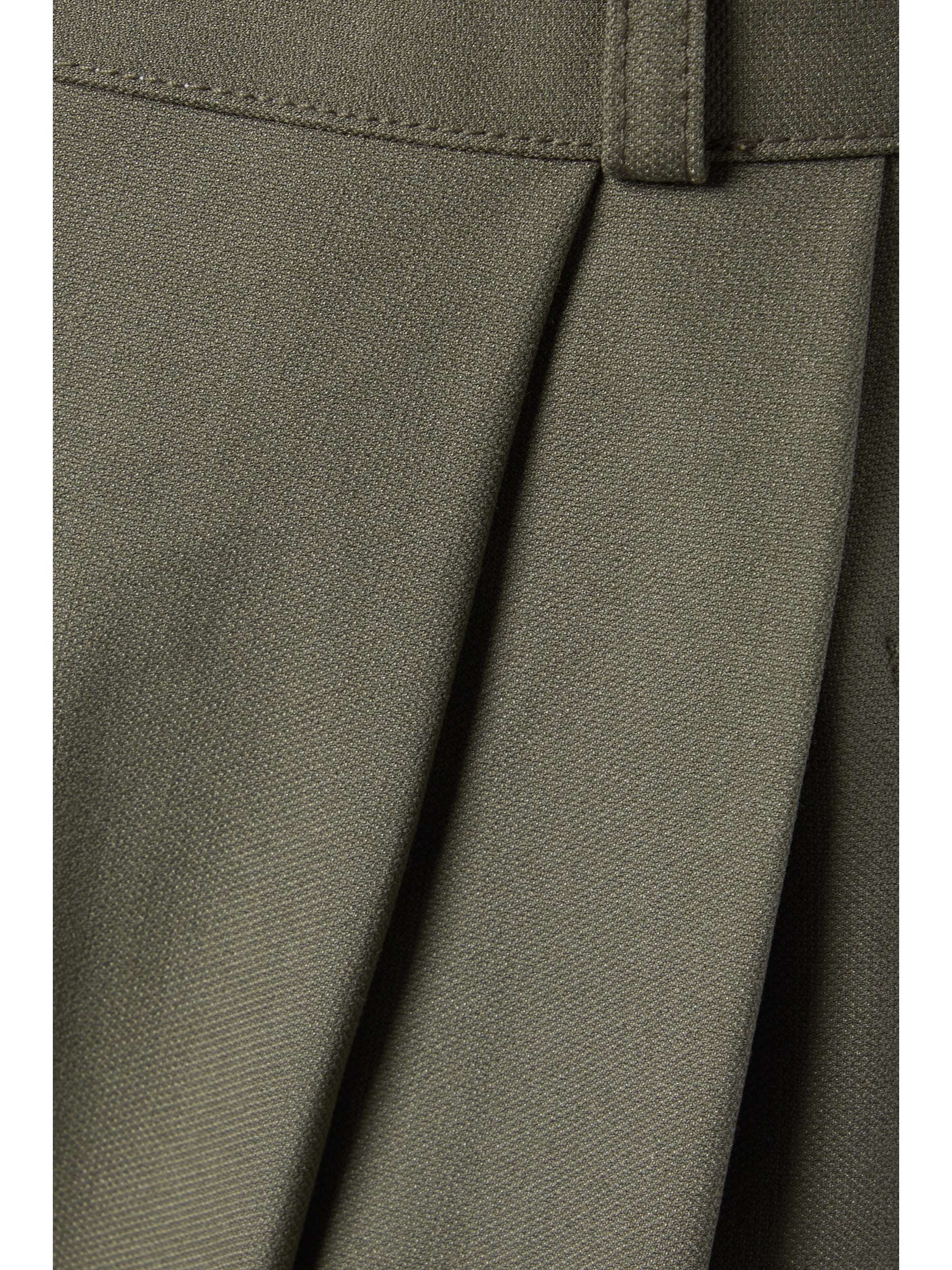 THE FRANKIE SHOP Maesa pleated woven wide-leg cargo pants