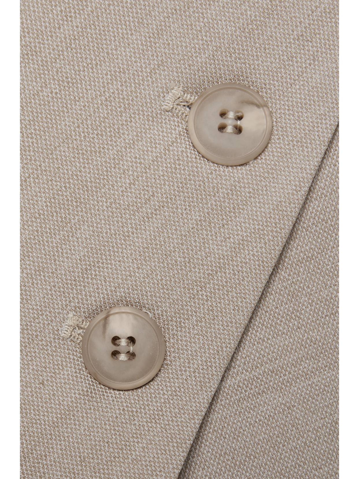 Maesa Asymmetric-button Sleeveless Vest In Neutral