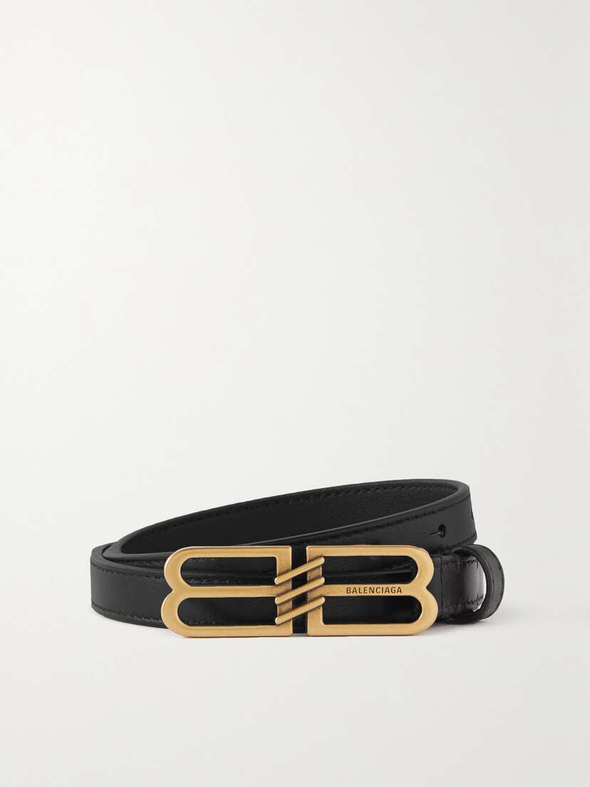 Balenciaga Bb Leather Belt