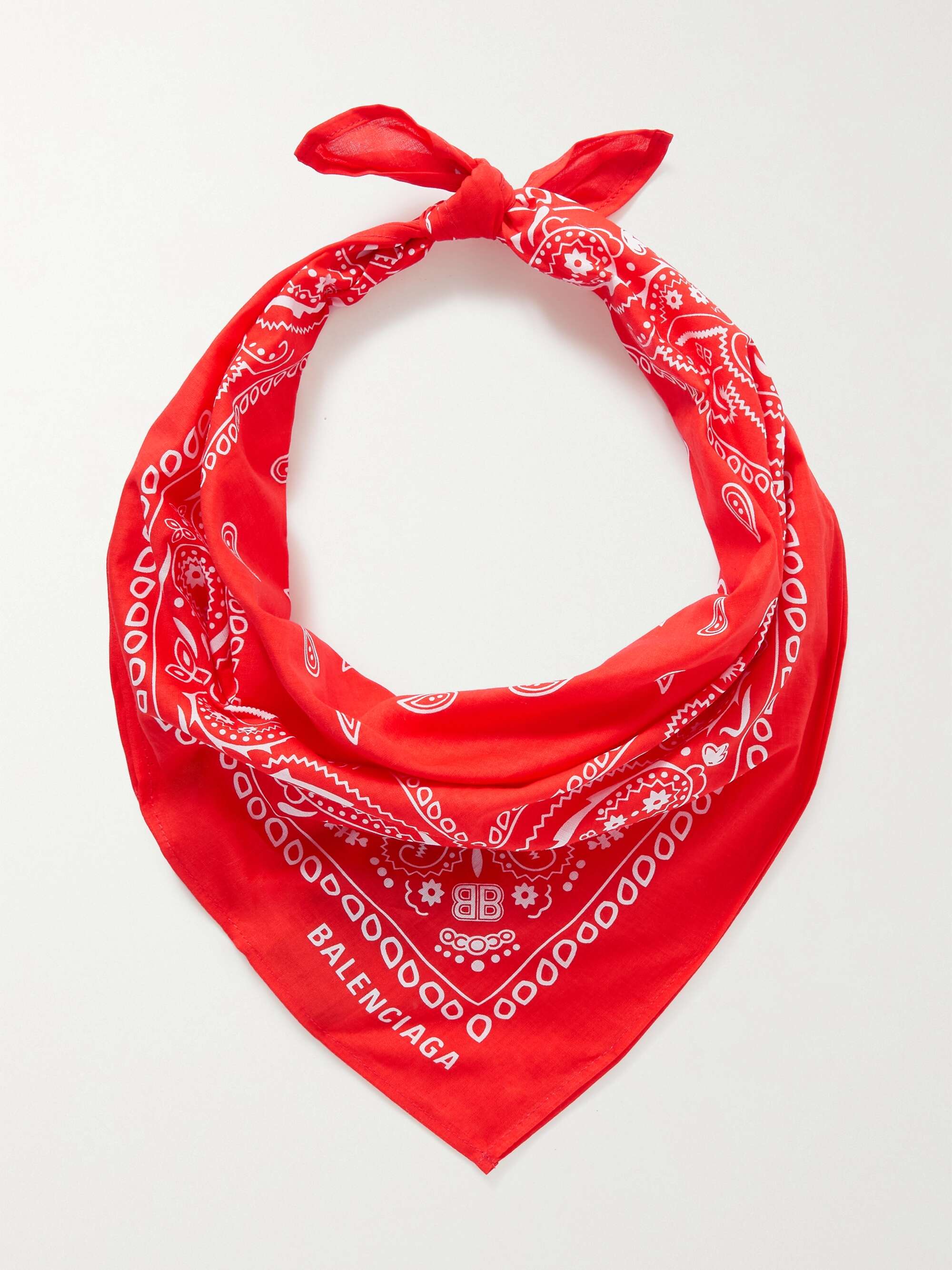 cotton paisley scarf