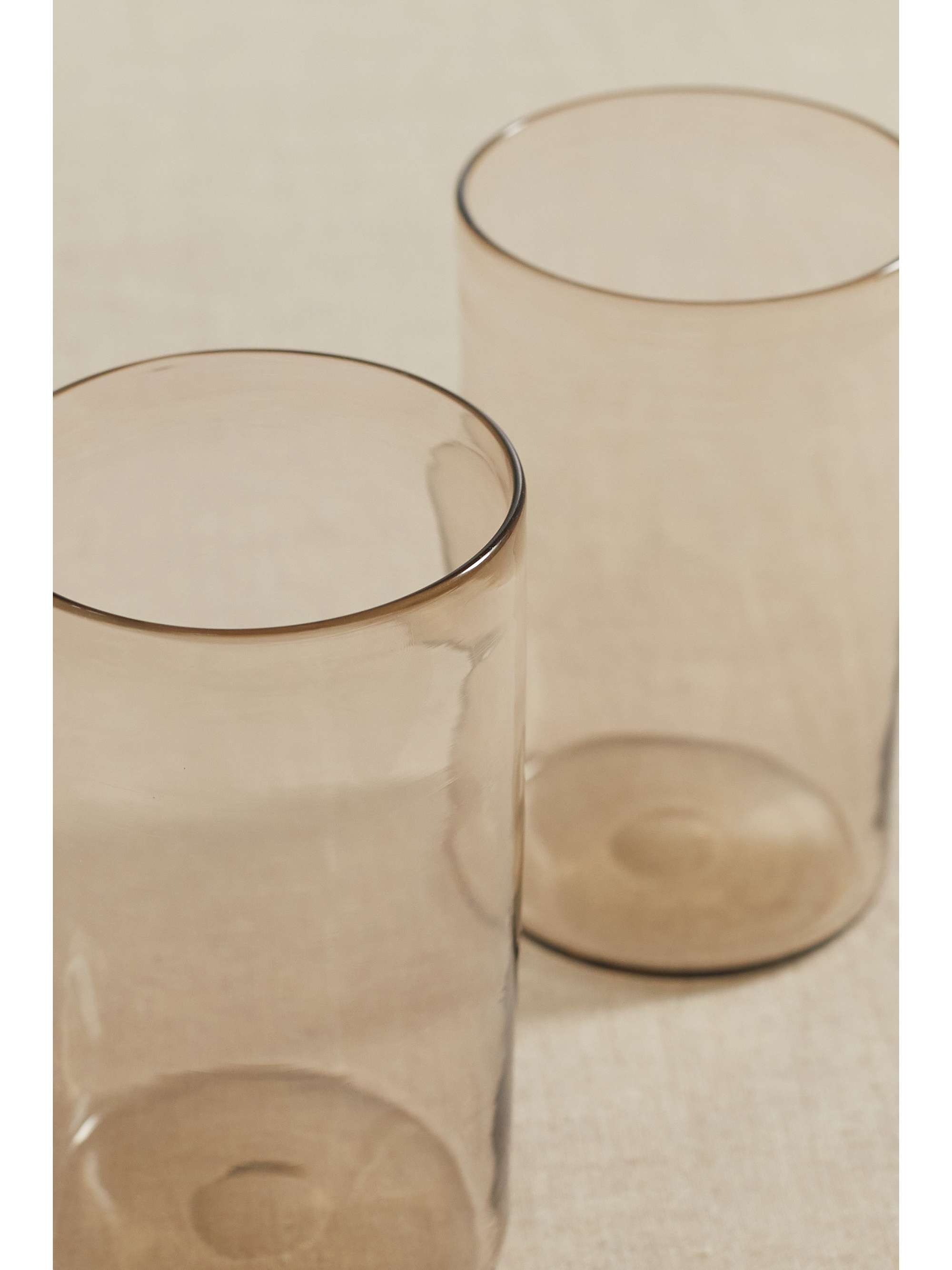 BRUNELLO CUCINELLI Set of four water glasses with Krion holder