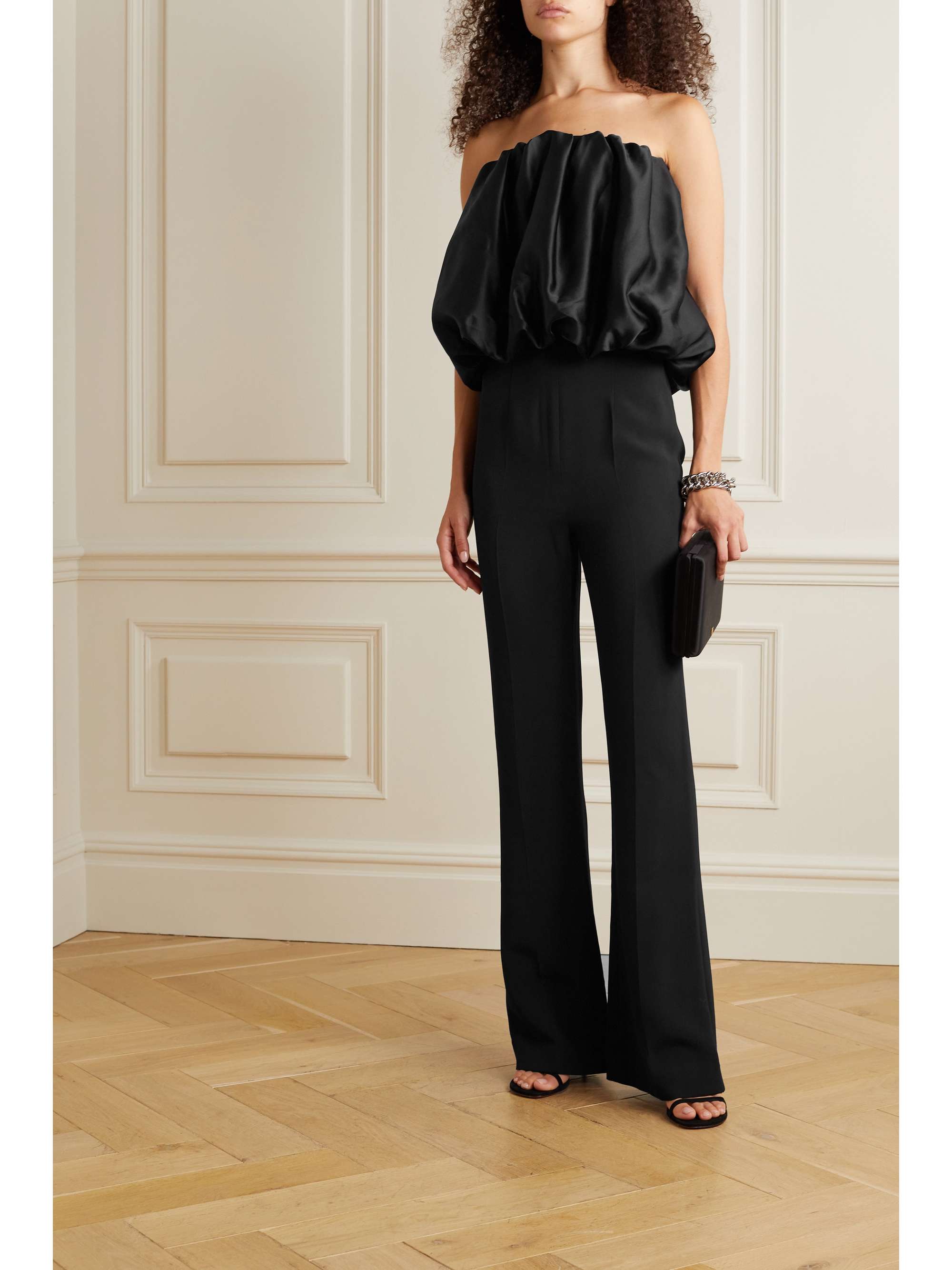 ET OCHS Stretch-cady flared pants