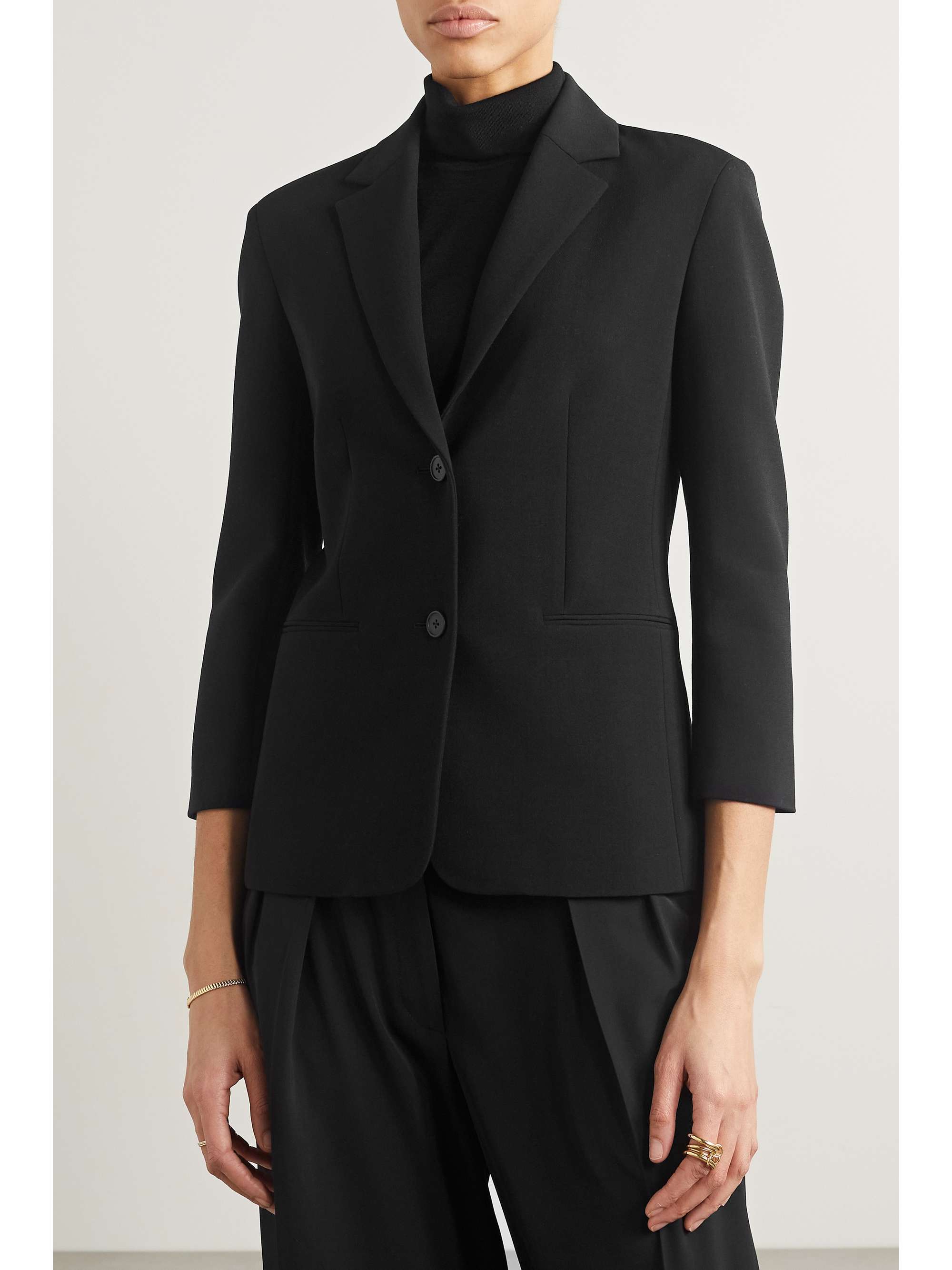 THE ROW Schoolgirl wool-blend cady blazer