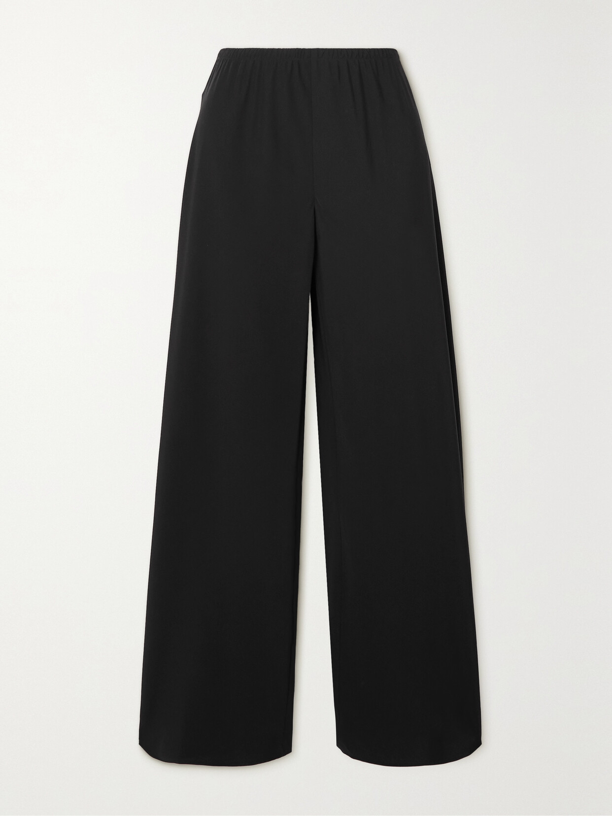 The Row - Essentials Gala Jersey Wide-leg Pants - Black