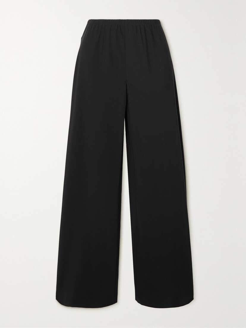 The Row Essentials Gala Jersey Wide-leg Pants