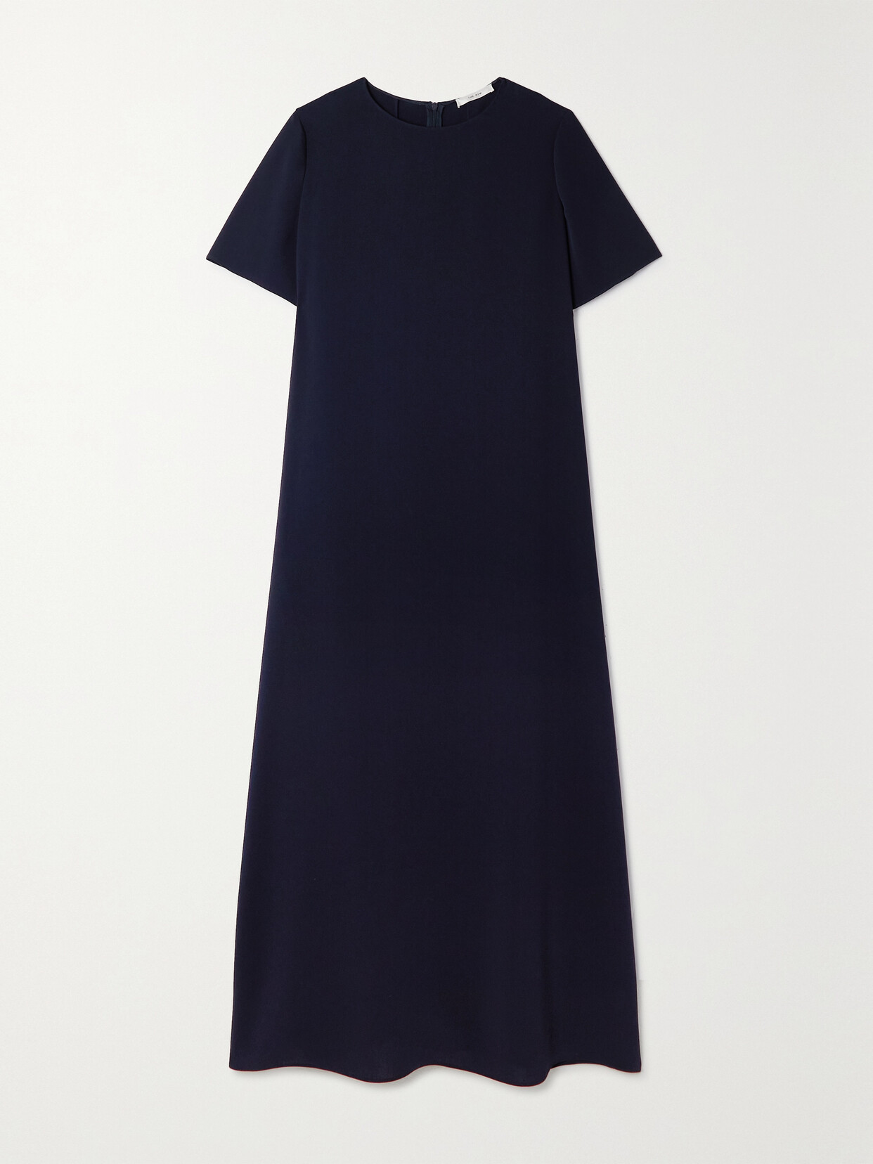 Shop The Row Essentials Robi Cady Maxi Dress In Blue