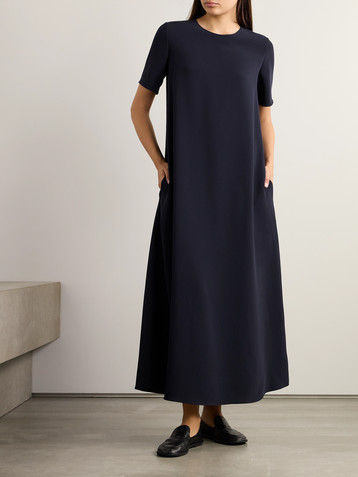 The Row Essentials Robi cady maxi dress