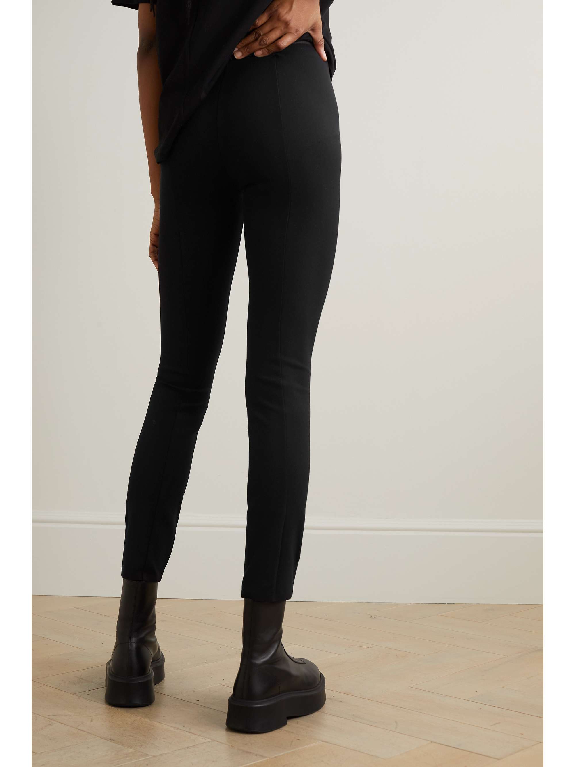 THE ROW Wistworth eng geschnittene Hose aus Stretch-Ponte