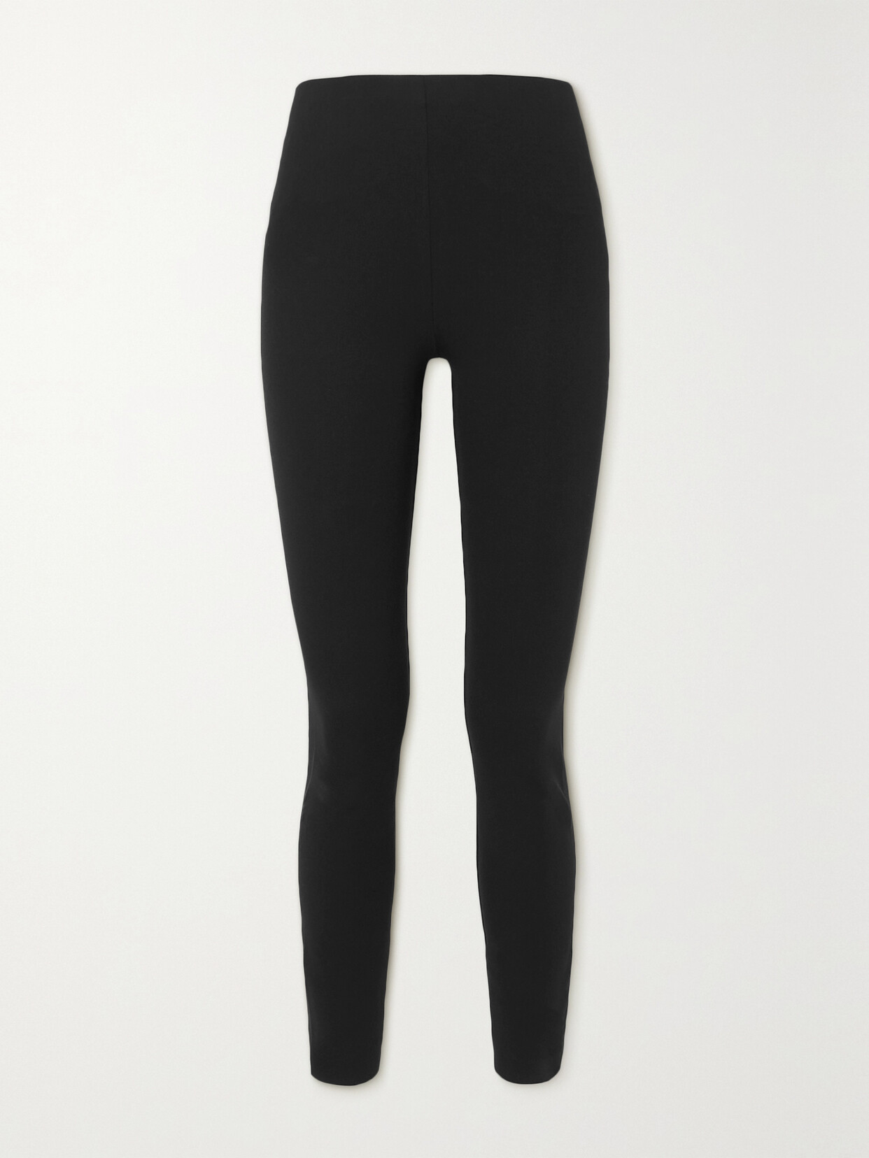 Shop The Row Wistworth Stretch-ponte Skinny Pants In Black