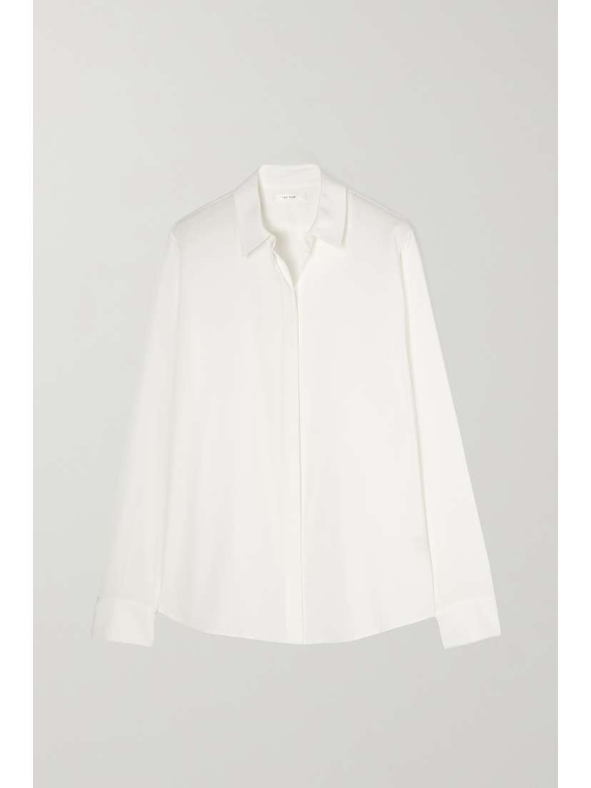 The Row Petah Silk-blend Shirt