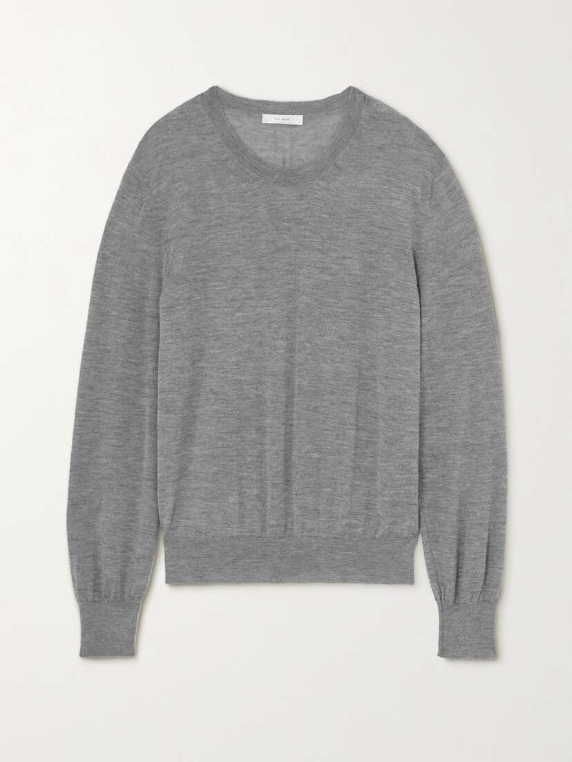 The Row Islington Pleated Cashmere Sweater - x large