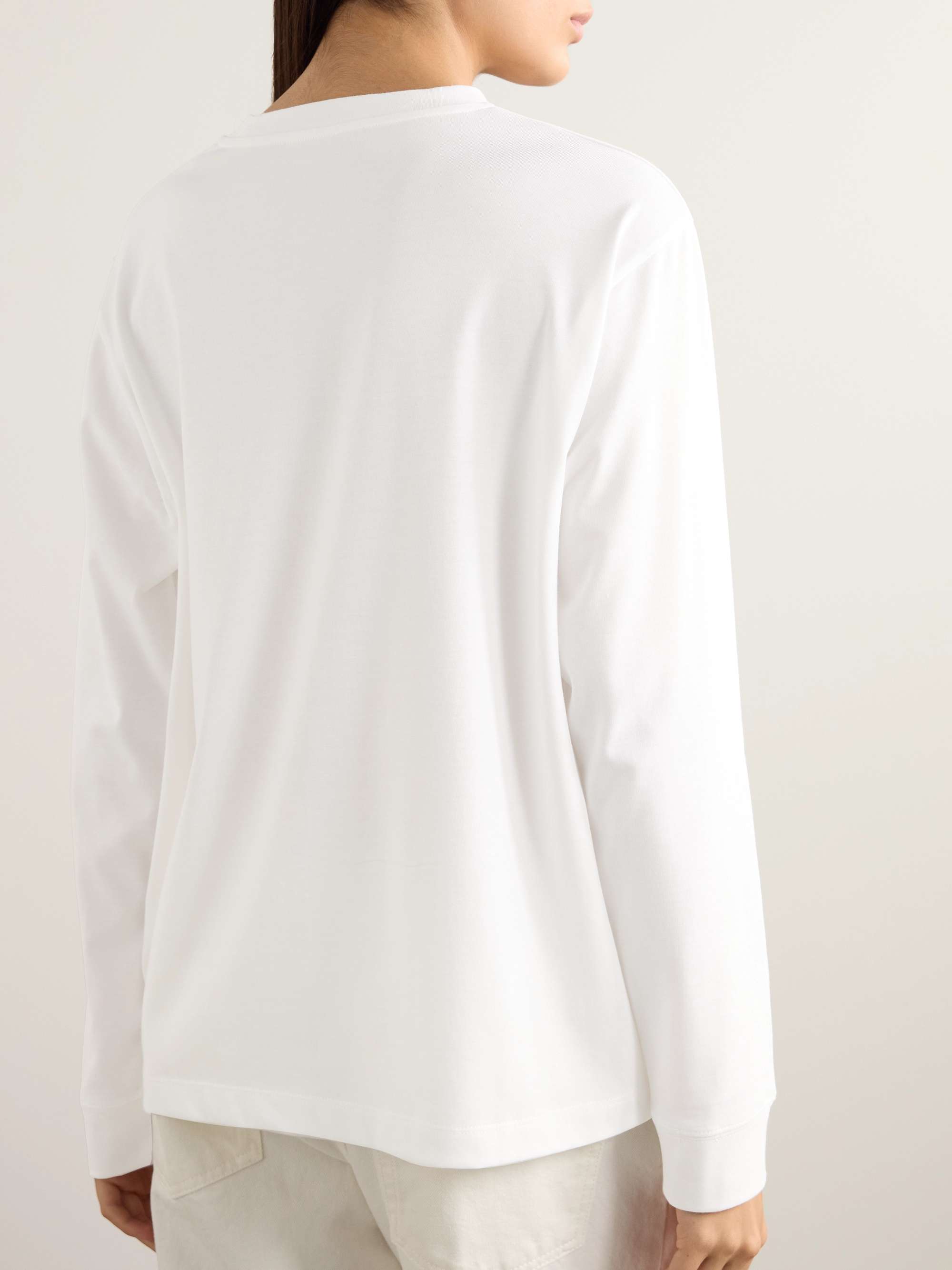 THE ROW コットンジャージーTシャツ
