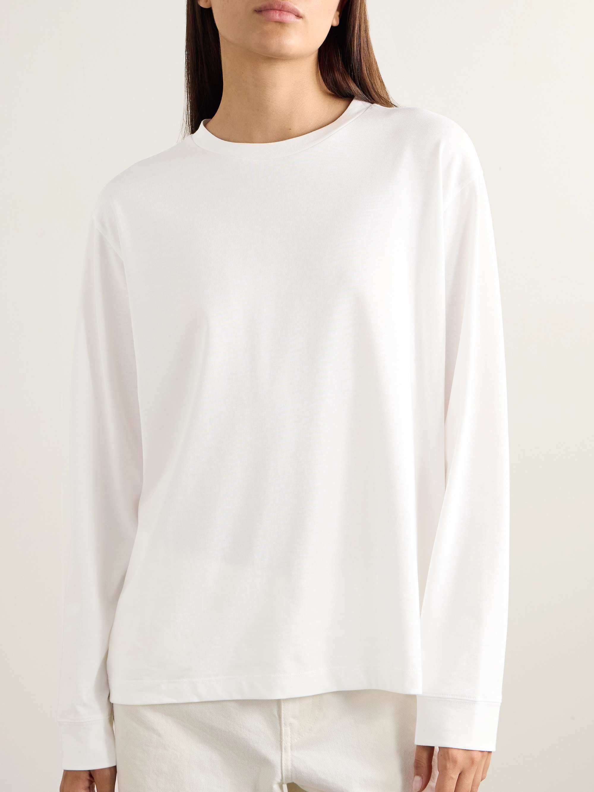 THE ROW コットンジャージーTシャツ
