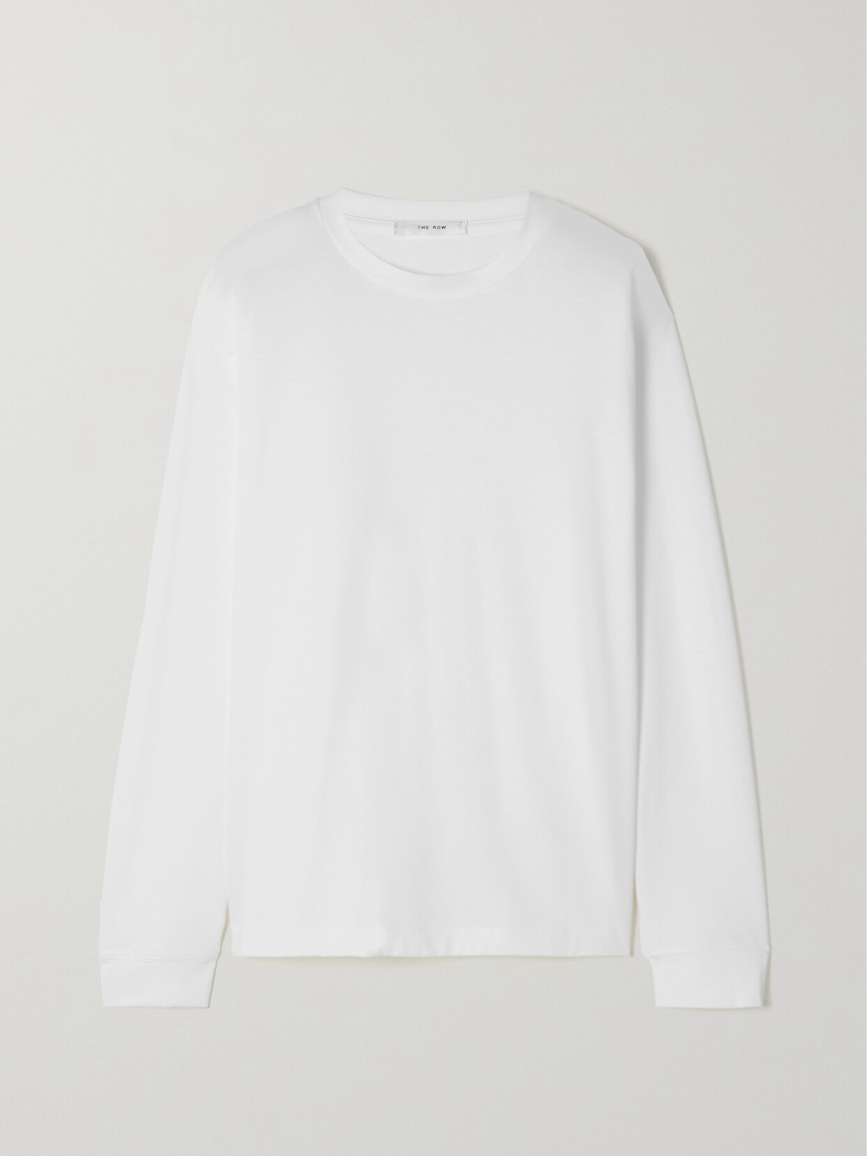 Shop The Row Essentials Ciles Cotton-jersey T-shirt In White