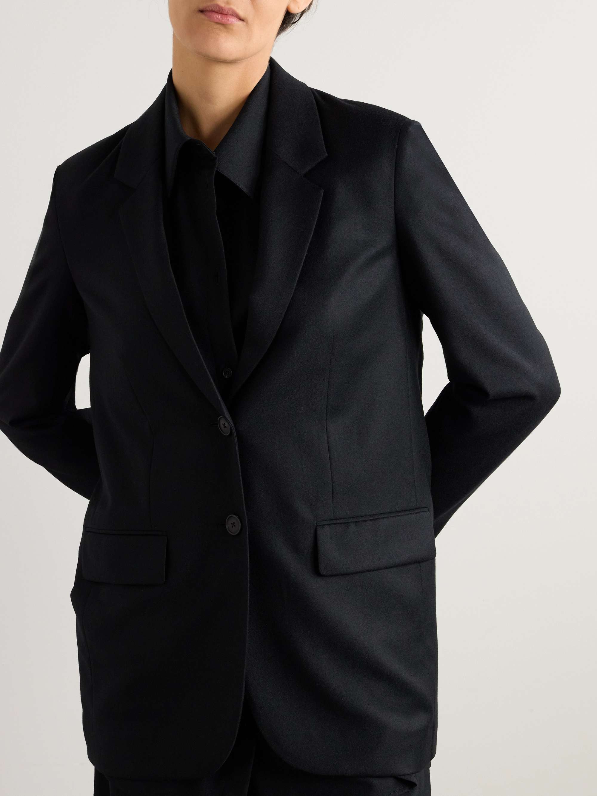 THE ROW Dustina wool-flannel jacket