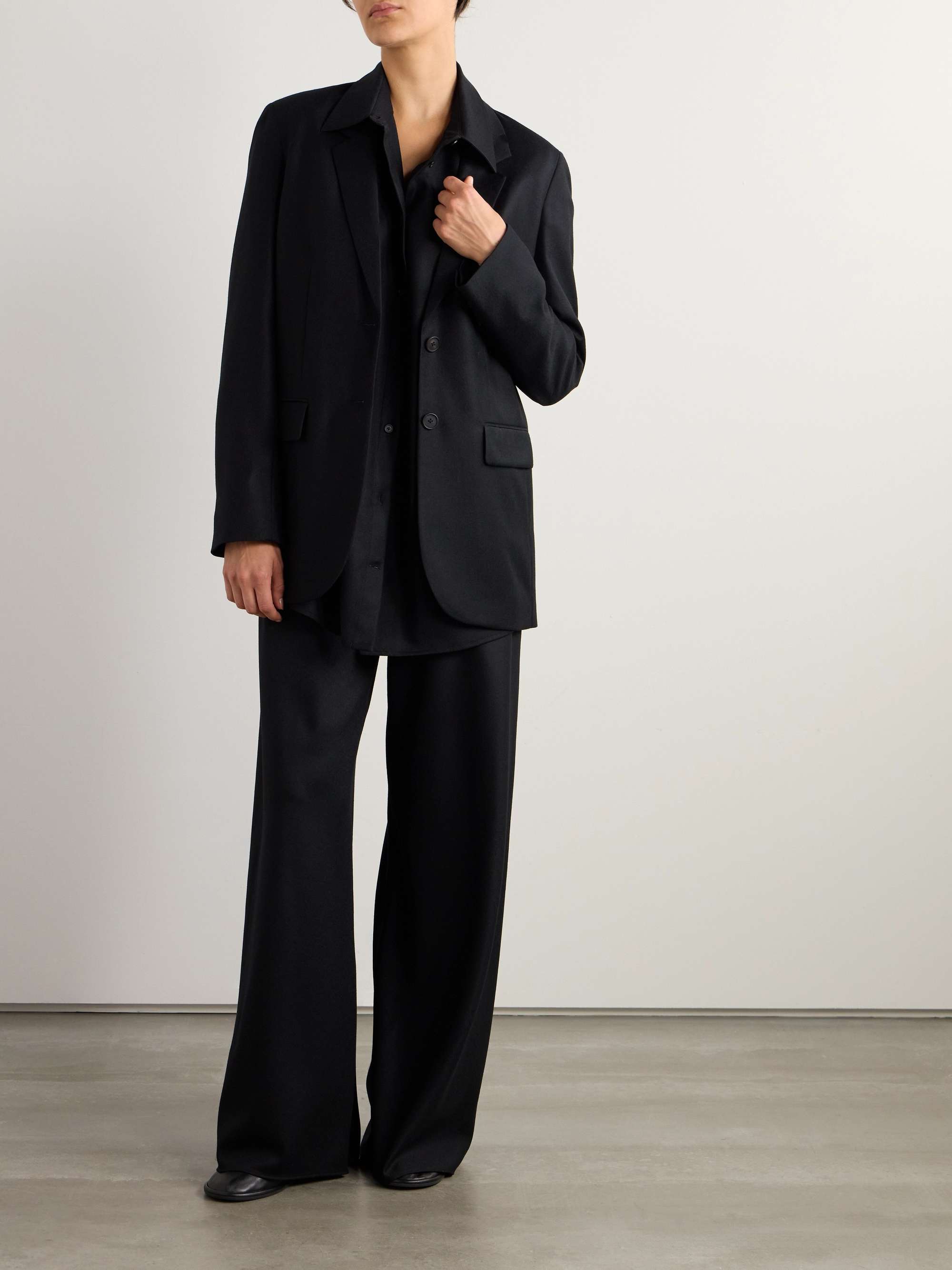 THE ROW Dustina wool-flannel jacket