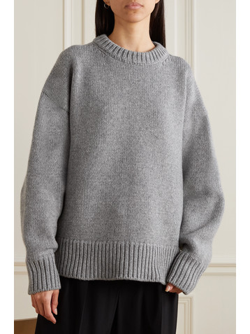The Row Essentials Ophelia oversized wool and cashmere-blend sweater