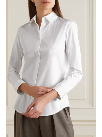 The Row Petra cotton-poplin shirt